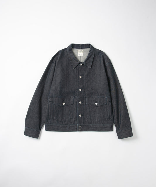 Organic Denim Rigid Wide Jacket