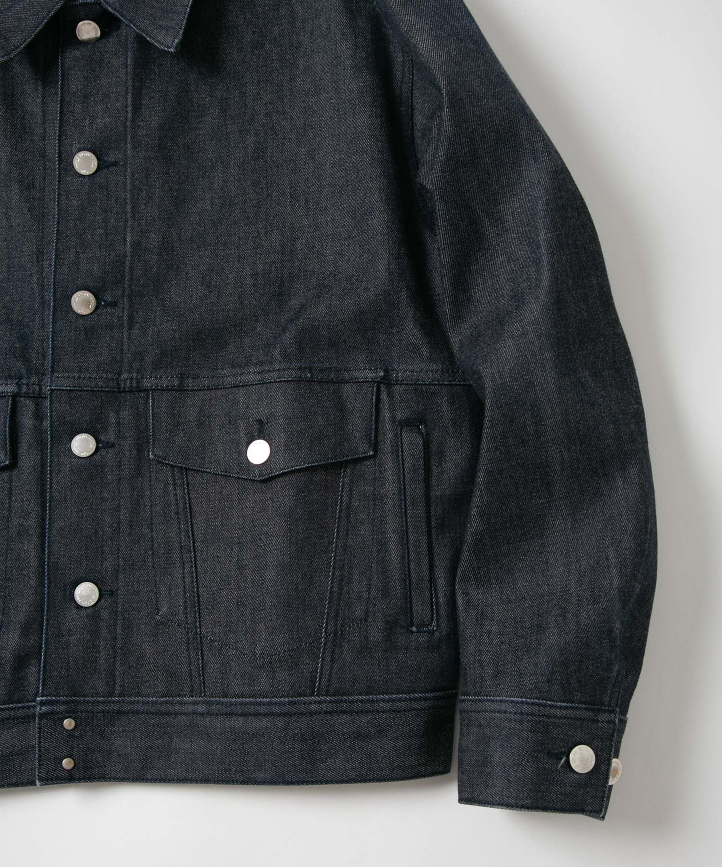 Organic Denim Rigid Wide Jacket
