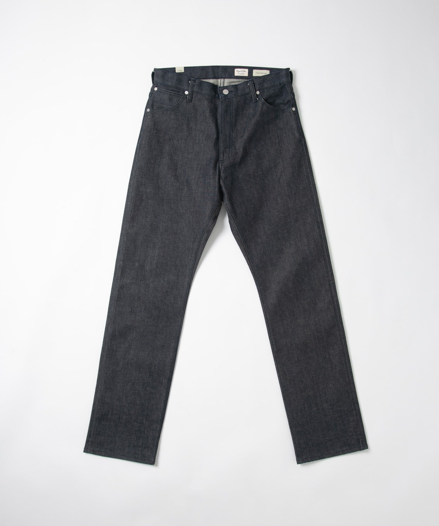 Organic Denim Rigid Baggy ”Poul"