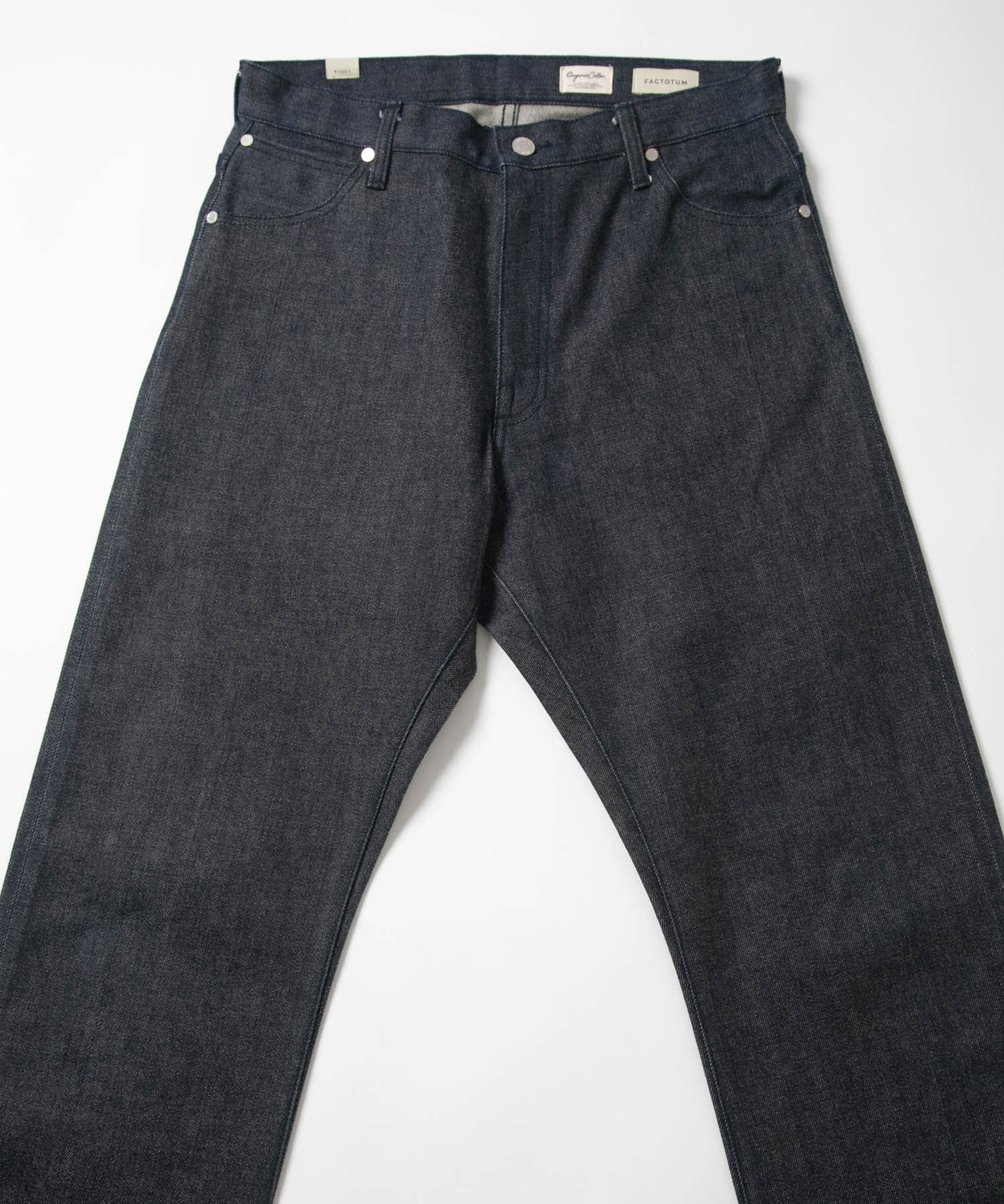 Organic Denim Rigid Baggy ”Poul"