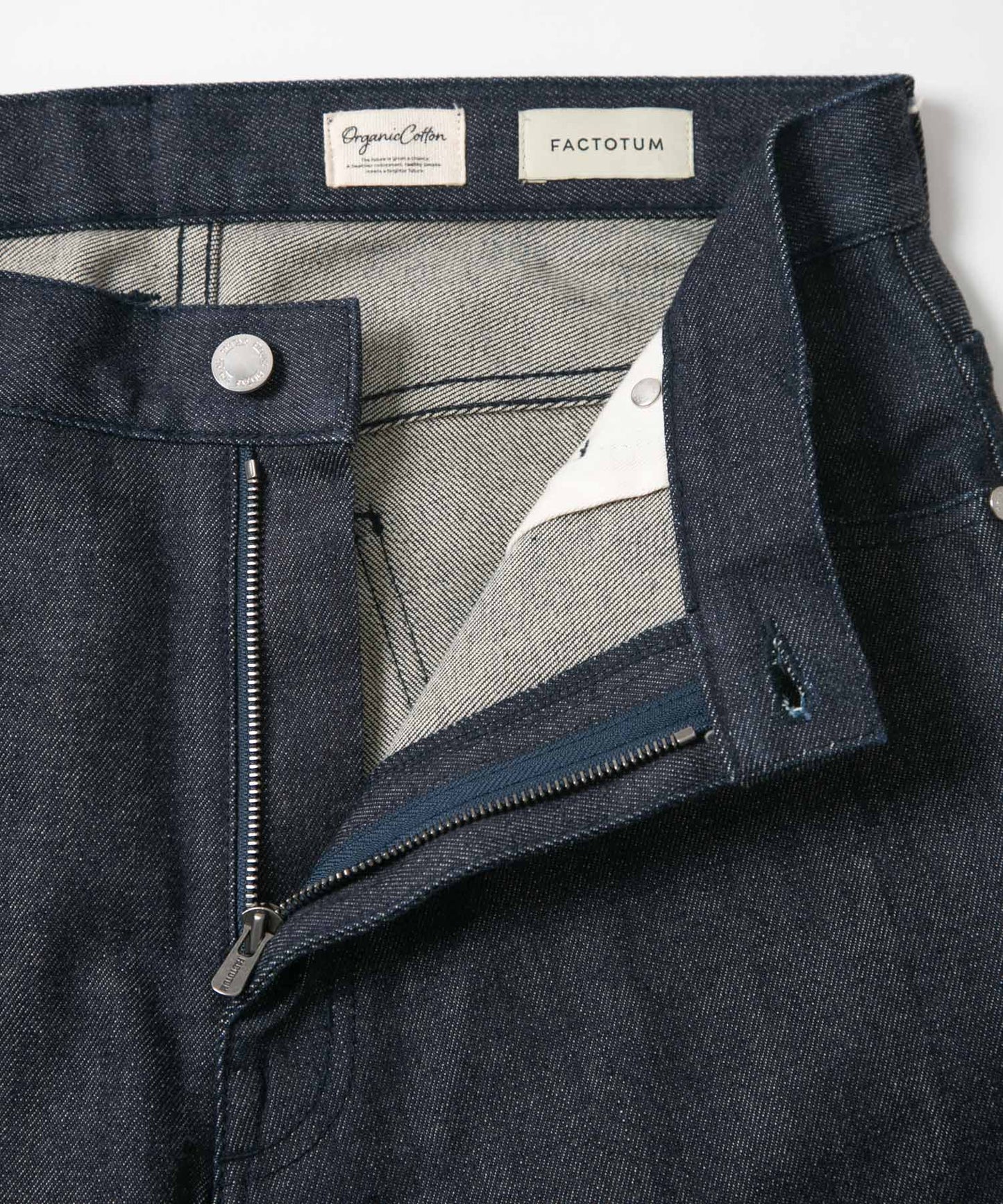 Organic Denim Rigid Baggy ”Poul"