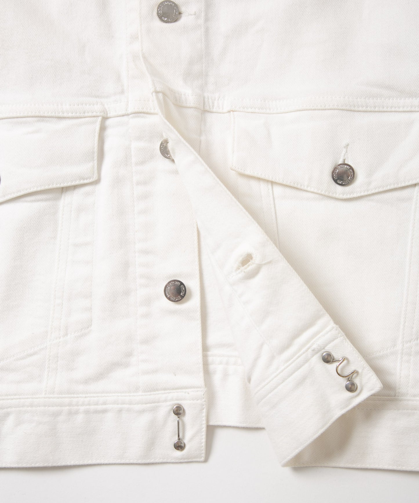 Organic Denim Washed Wide Jacket