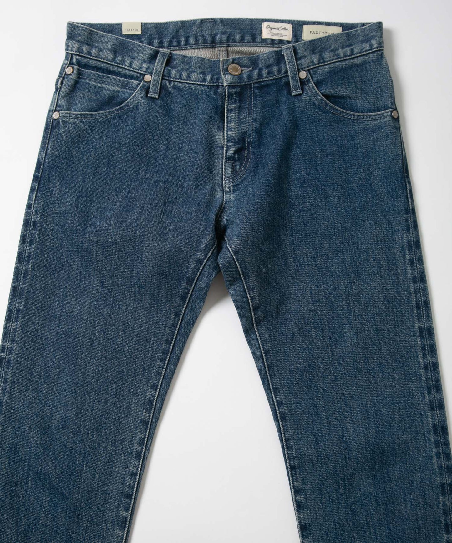 Organic Denim Washed Tapered ”Jack”
