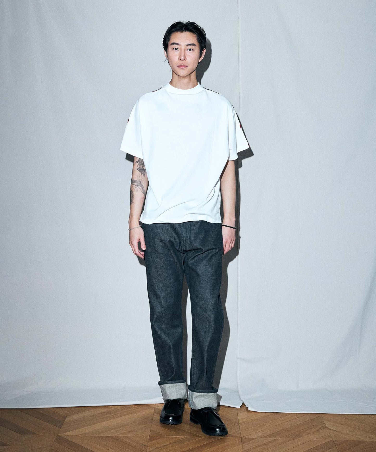 Organic Denim Rigid Baggy ”Poul"