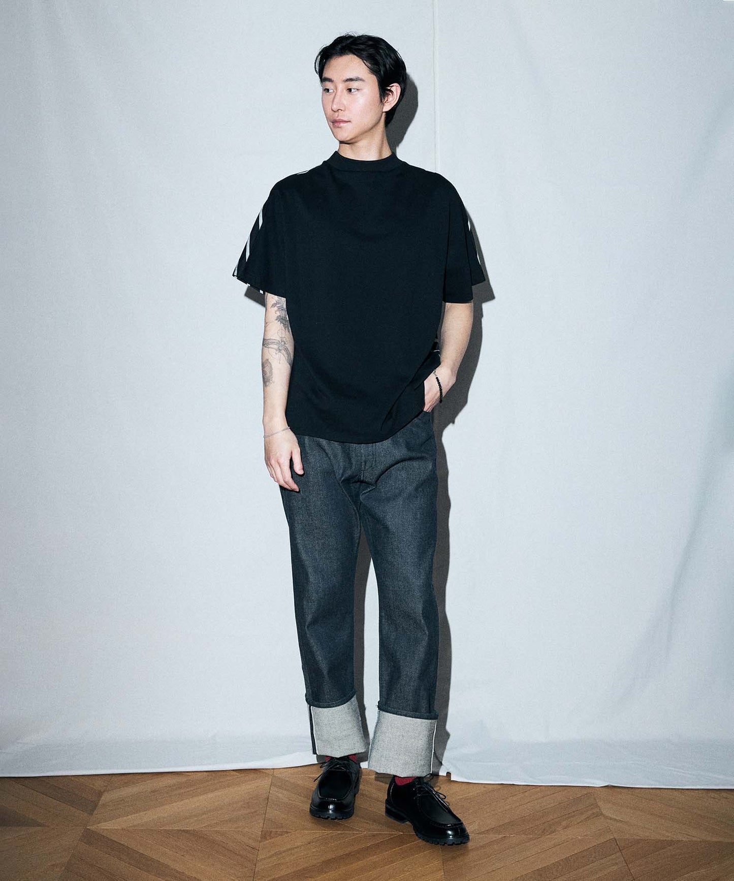 Organic Denim Rigid Baggy ”Poul"