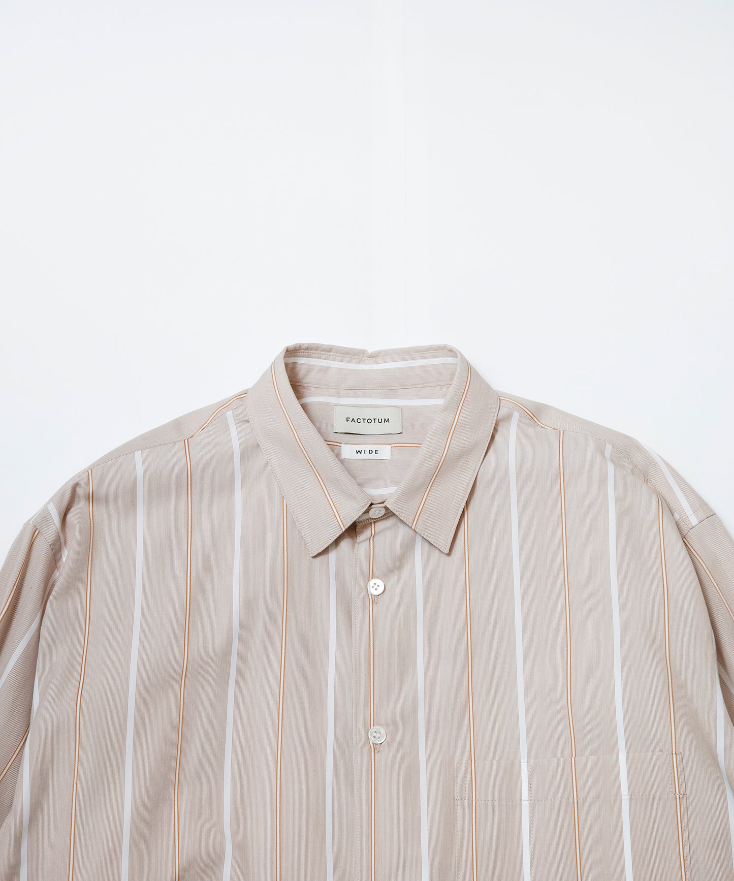 CL Stripe Round Hem Shirt