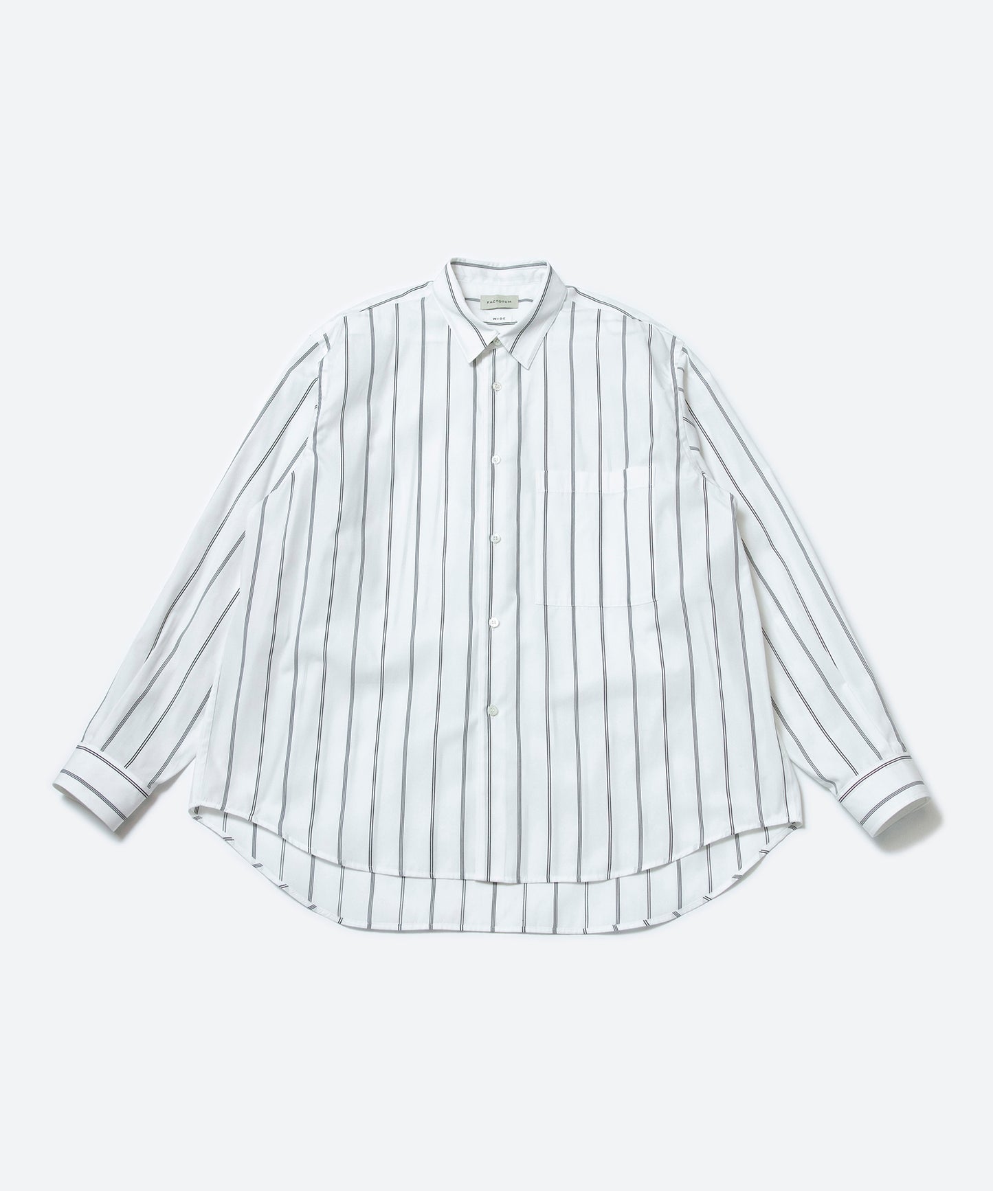 CL Stripe Round Hem Shirt