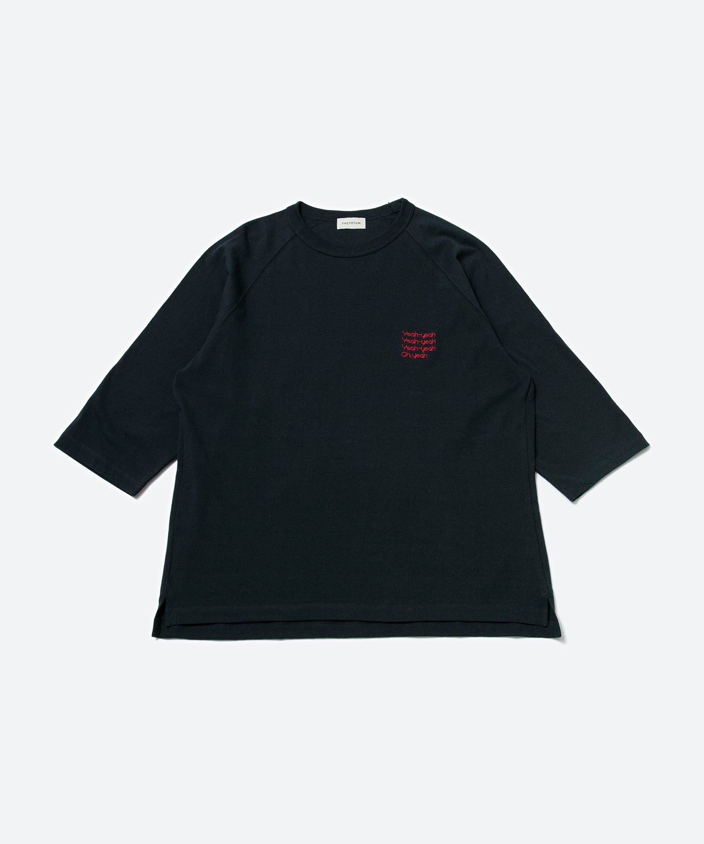 Relaxed fit raglan T