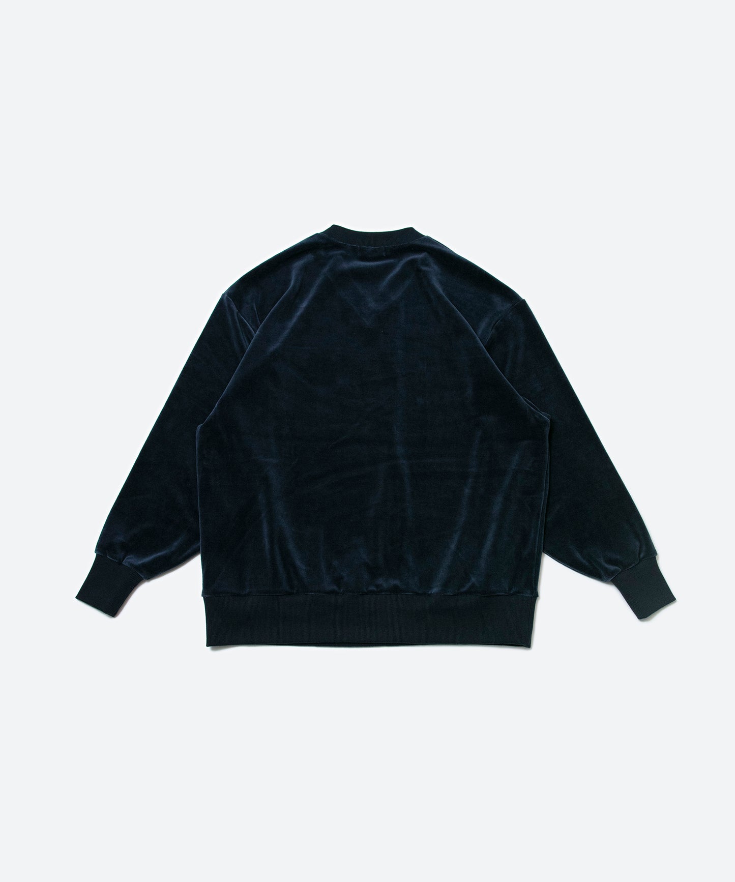 Heavy velor V-neck L/S