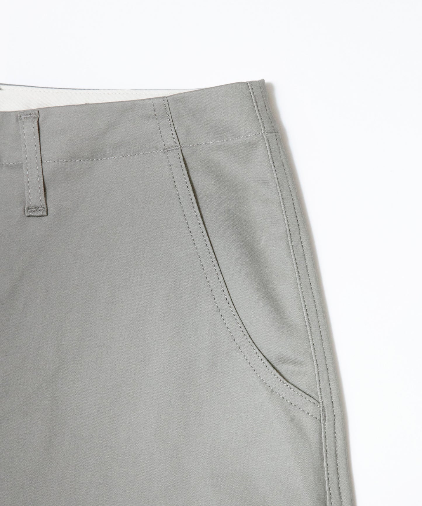 Satin Stretch Wide Slacks