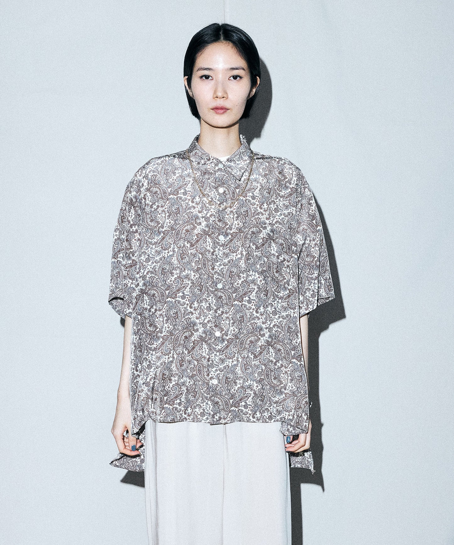 Paisley Printed Short Sleeve Shirt