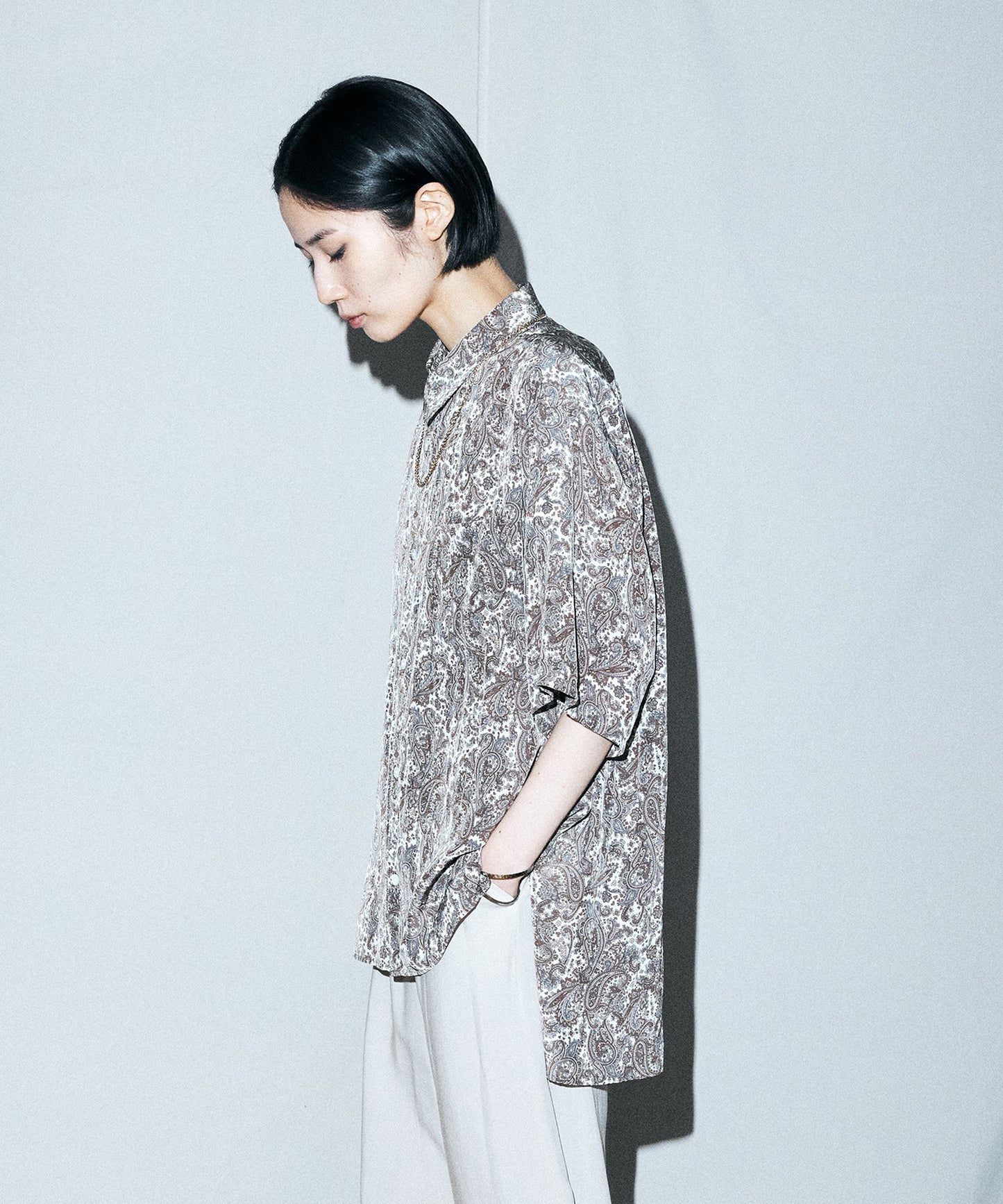 Paisley Printed Short Sleeve Shirt
