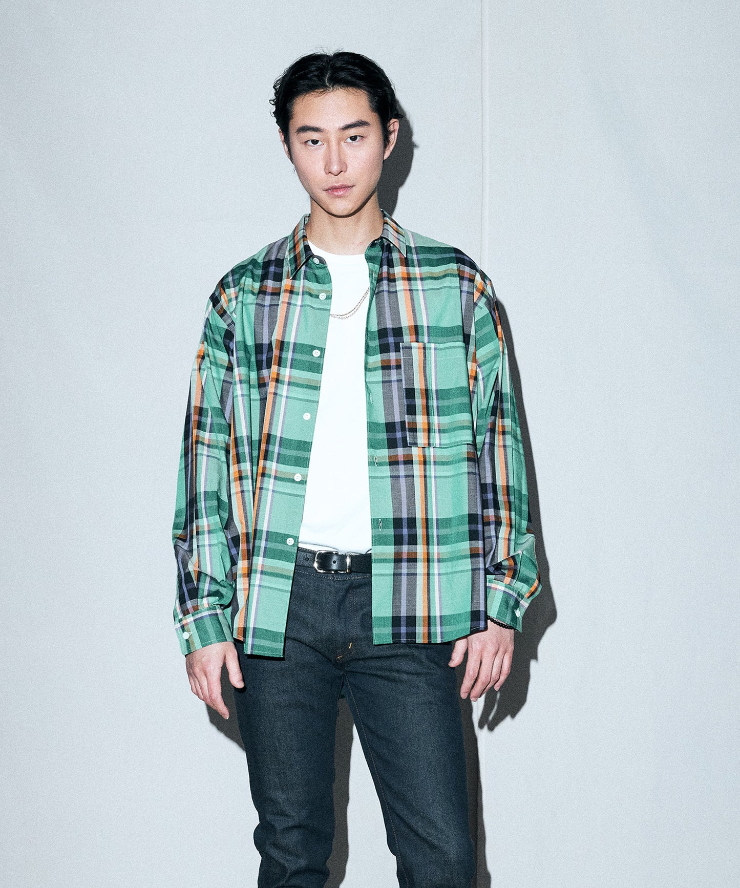 POLY/RAYON Round Hem Shirt