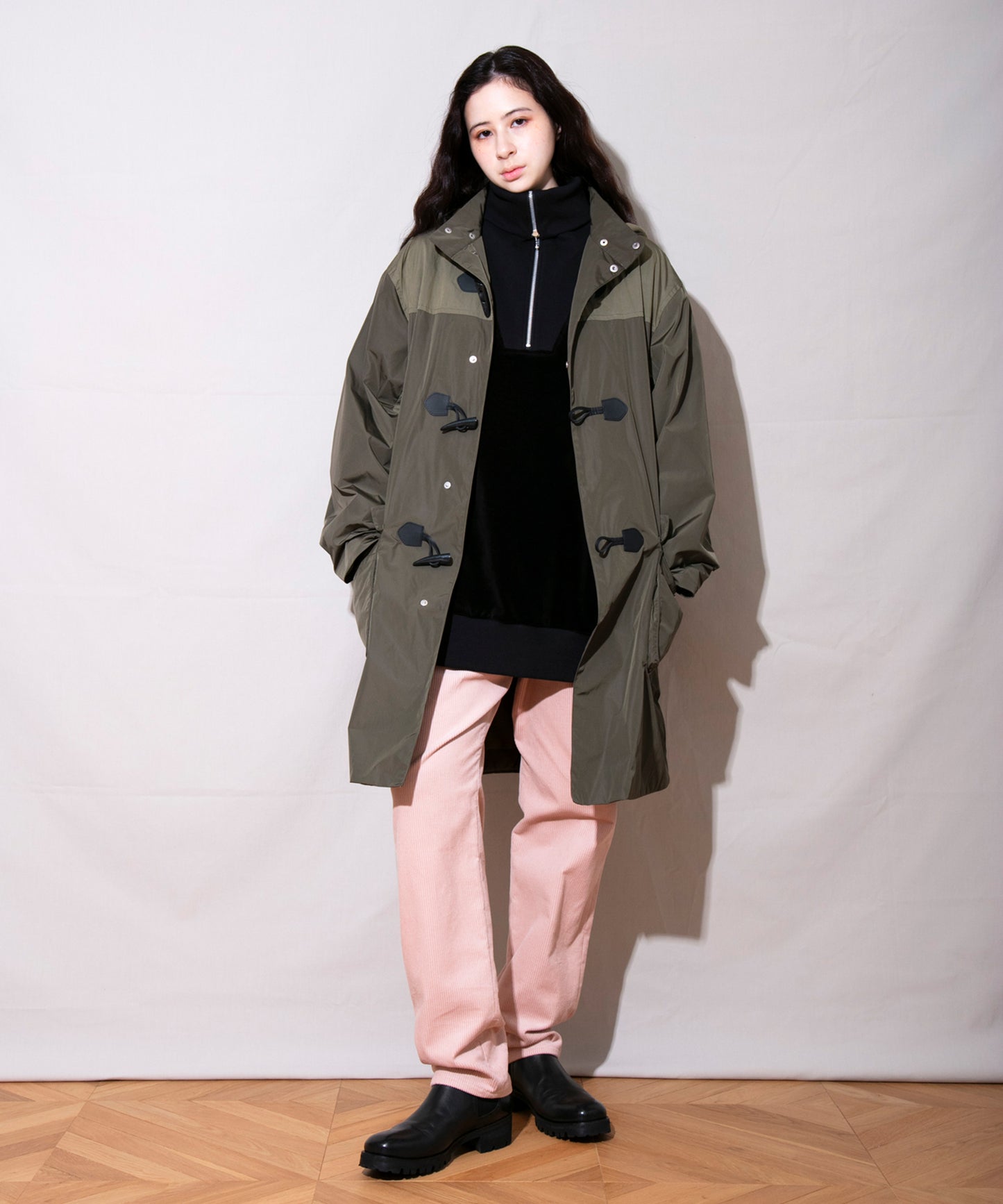 Nylon Duffel Coat