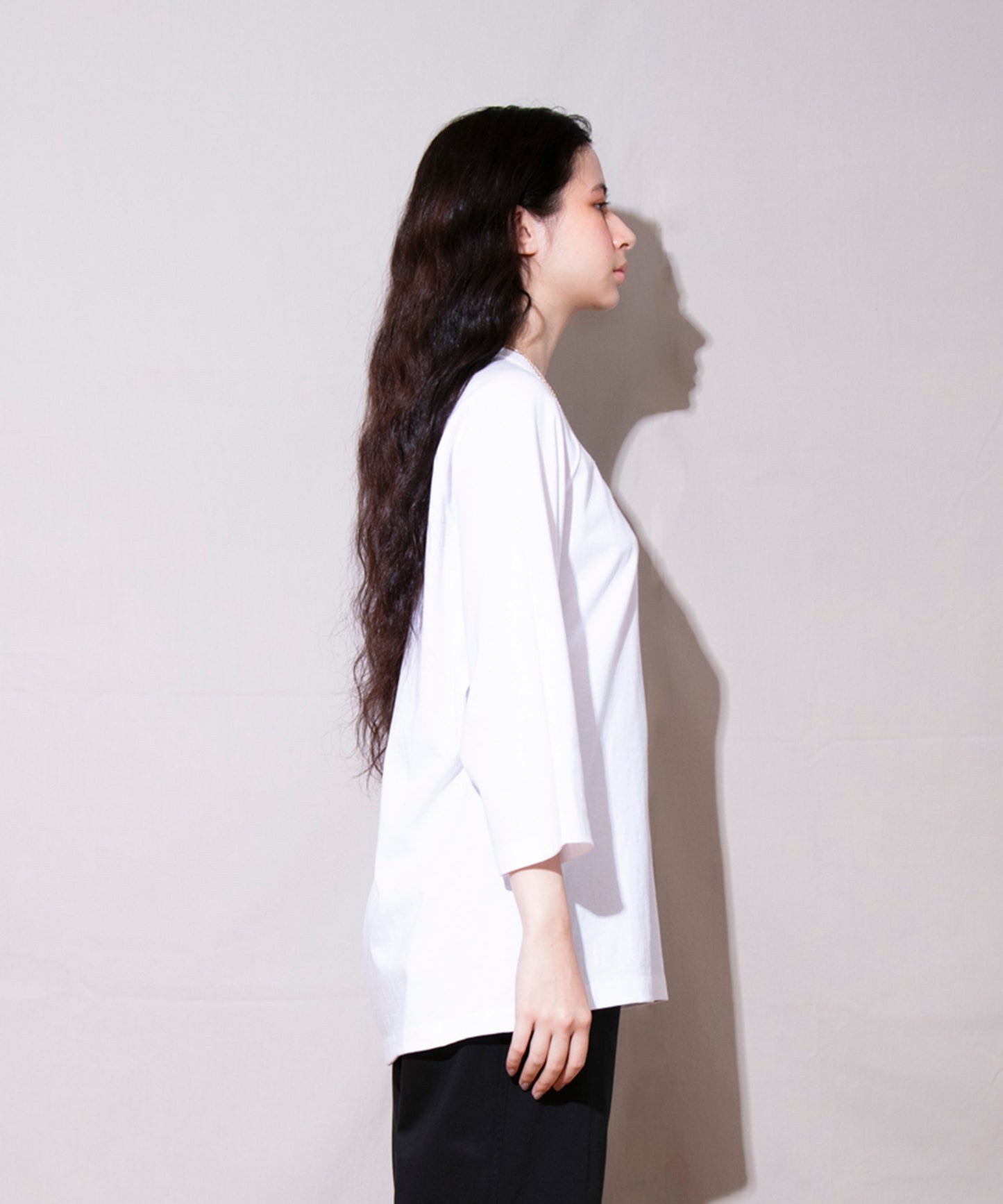 Relaxed fit raglan T