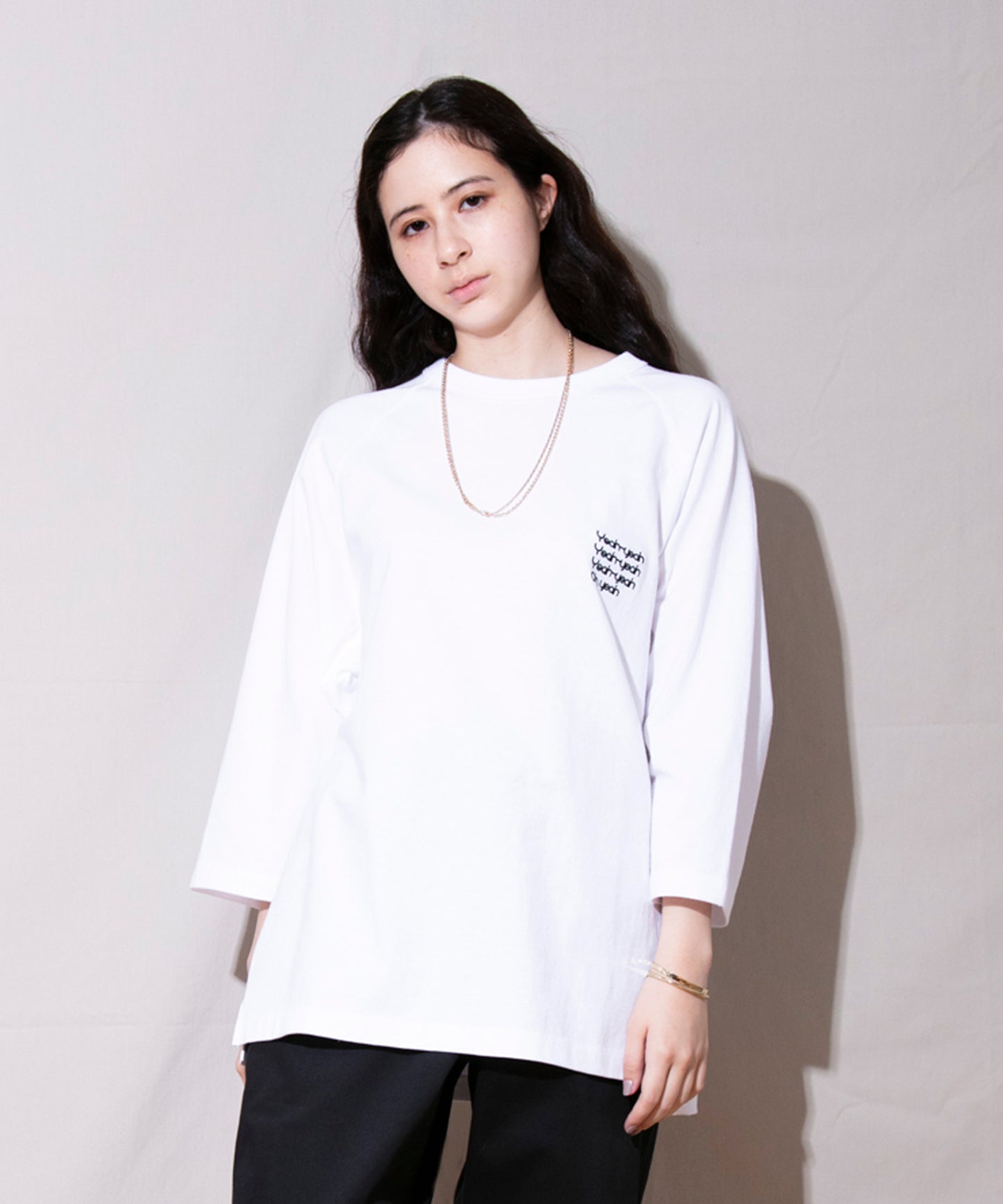 Relaxed fit raglan T