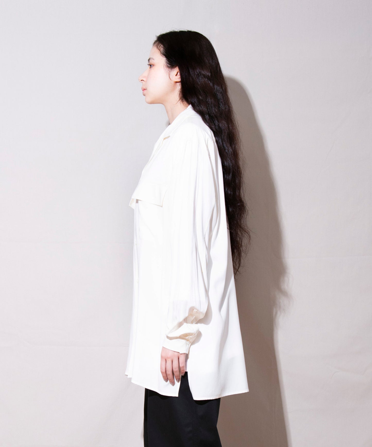 Poplin Square Hem Shirt