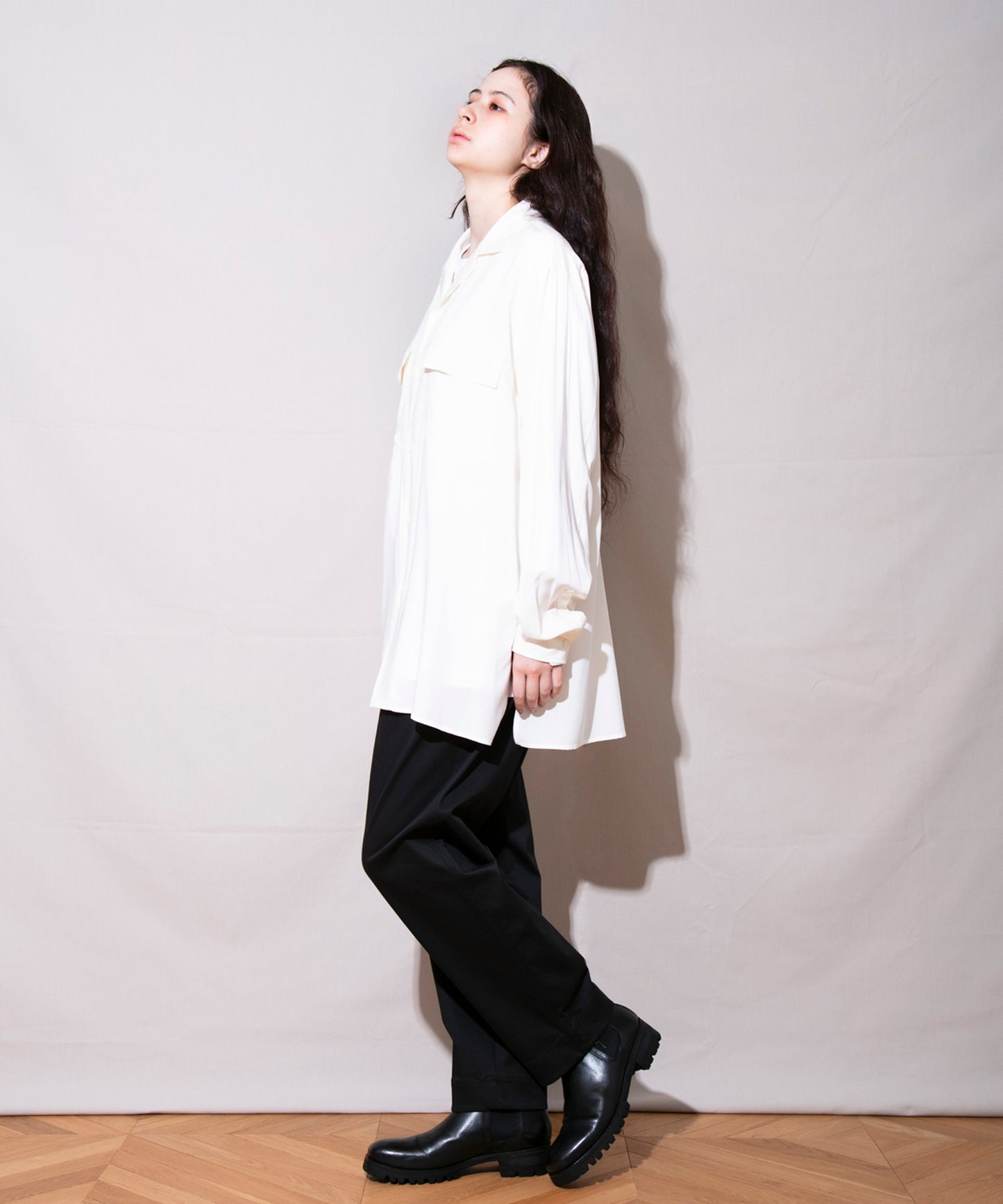 Poplin Square Hem Shirt