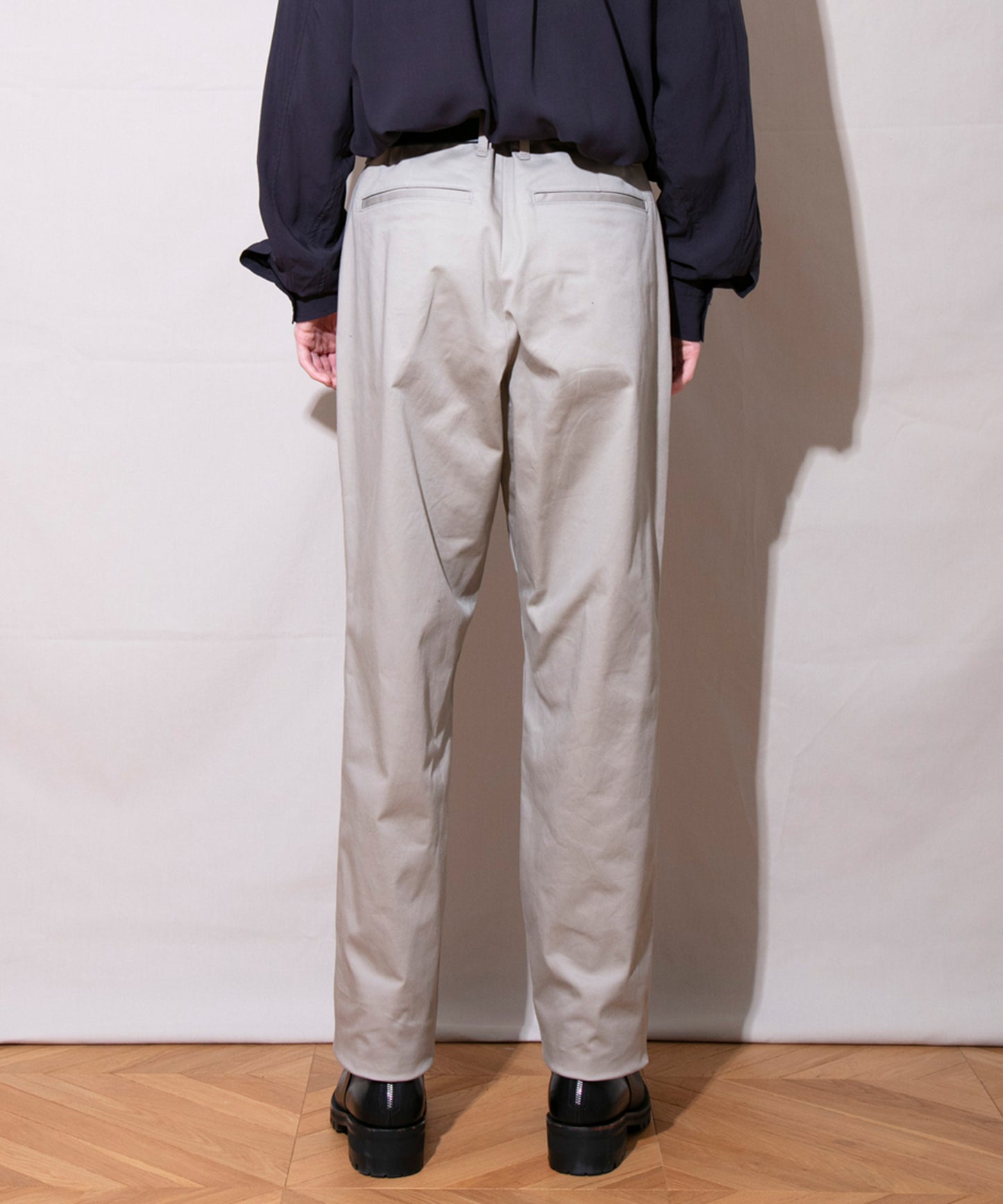 Satin Stretch Wide Slacks