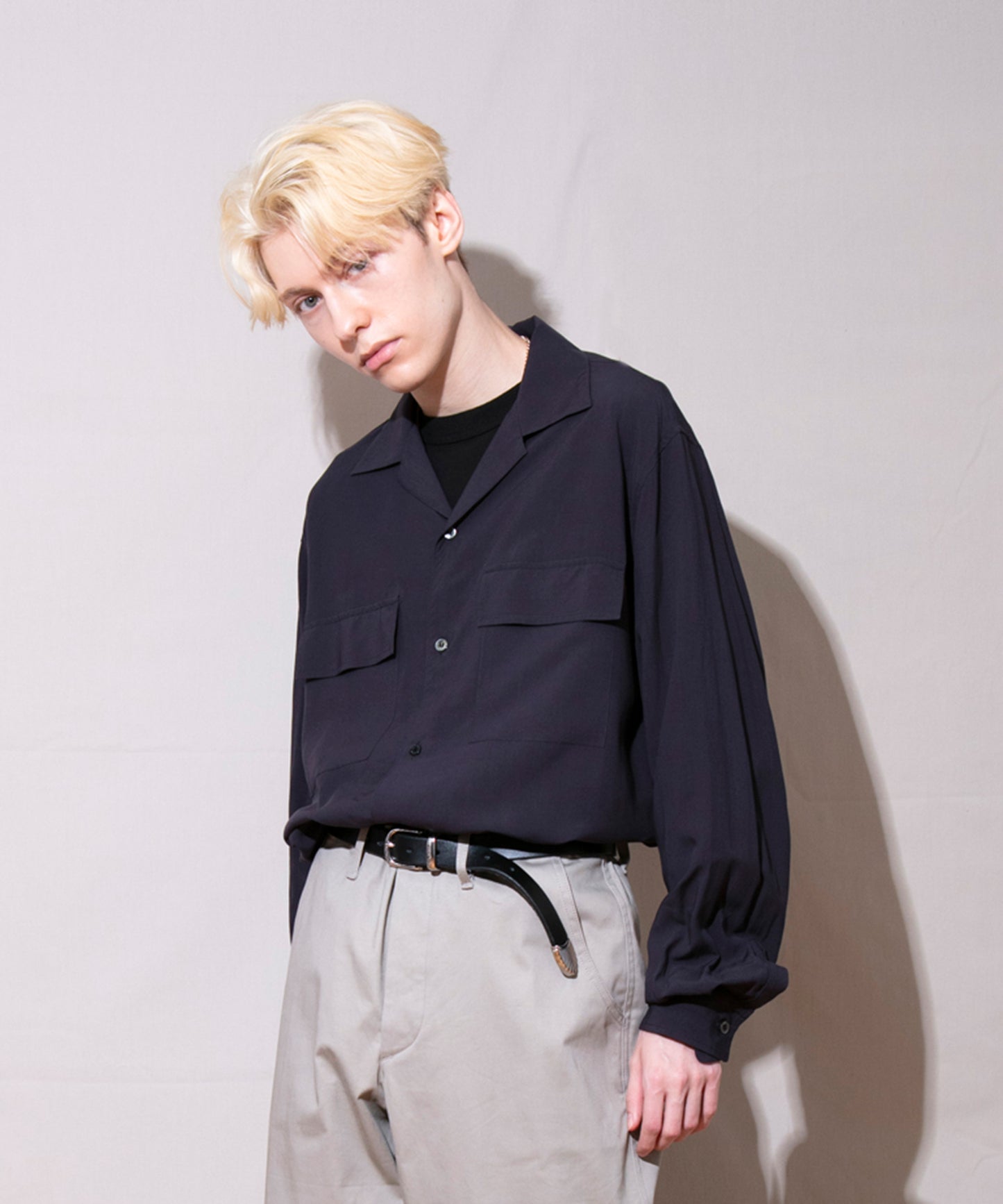 Poplin Square Hem Shirt