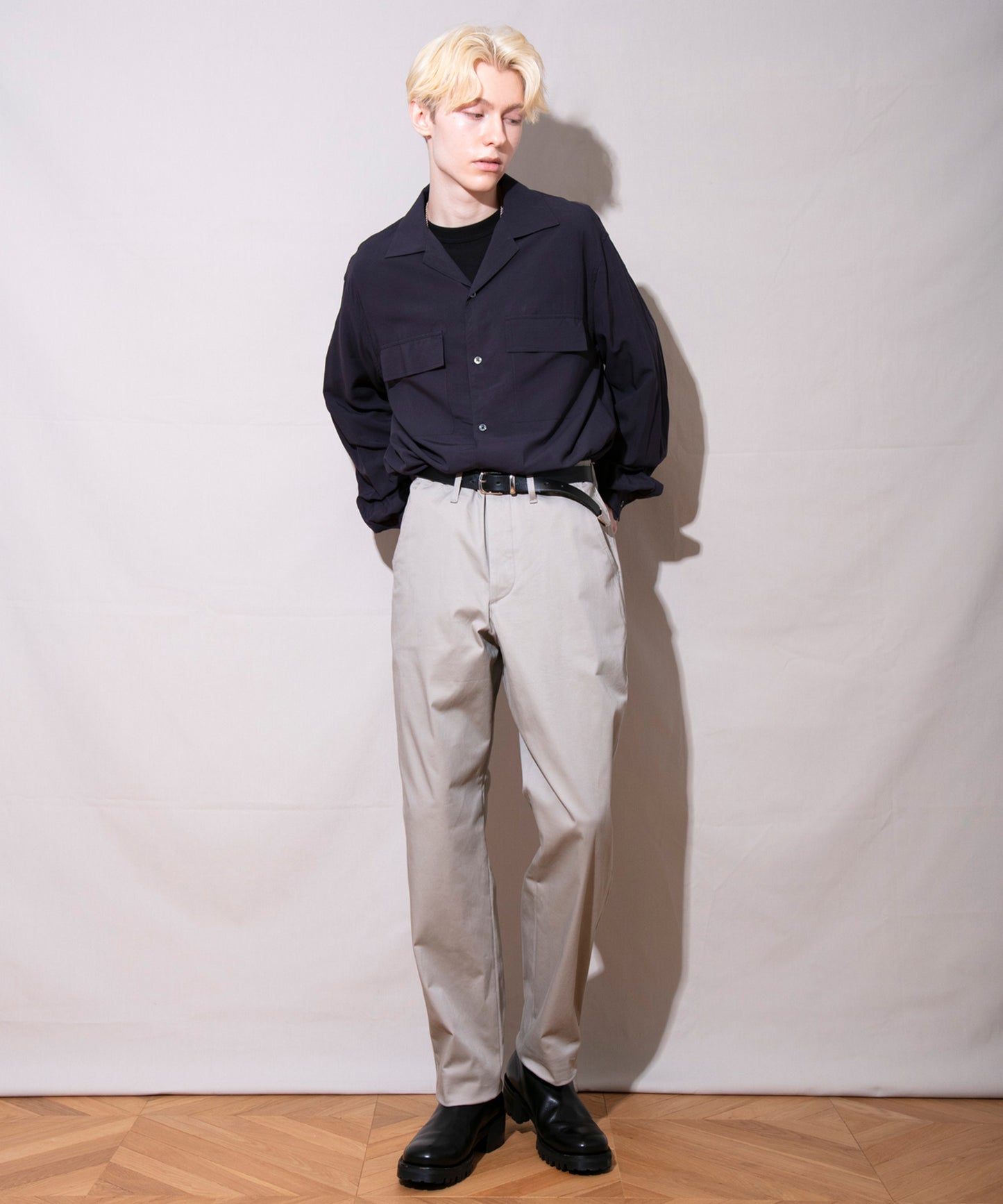 Poplin Square Hem Shirt