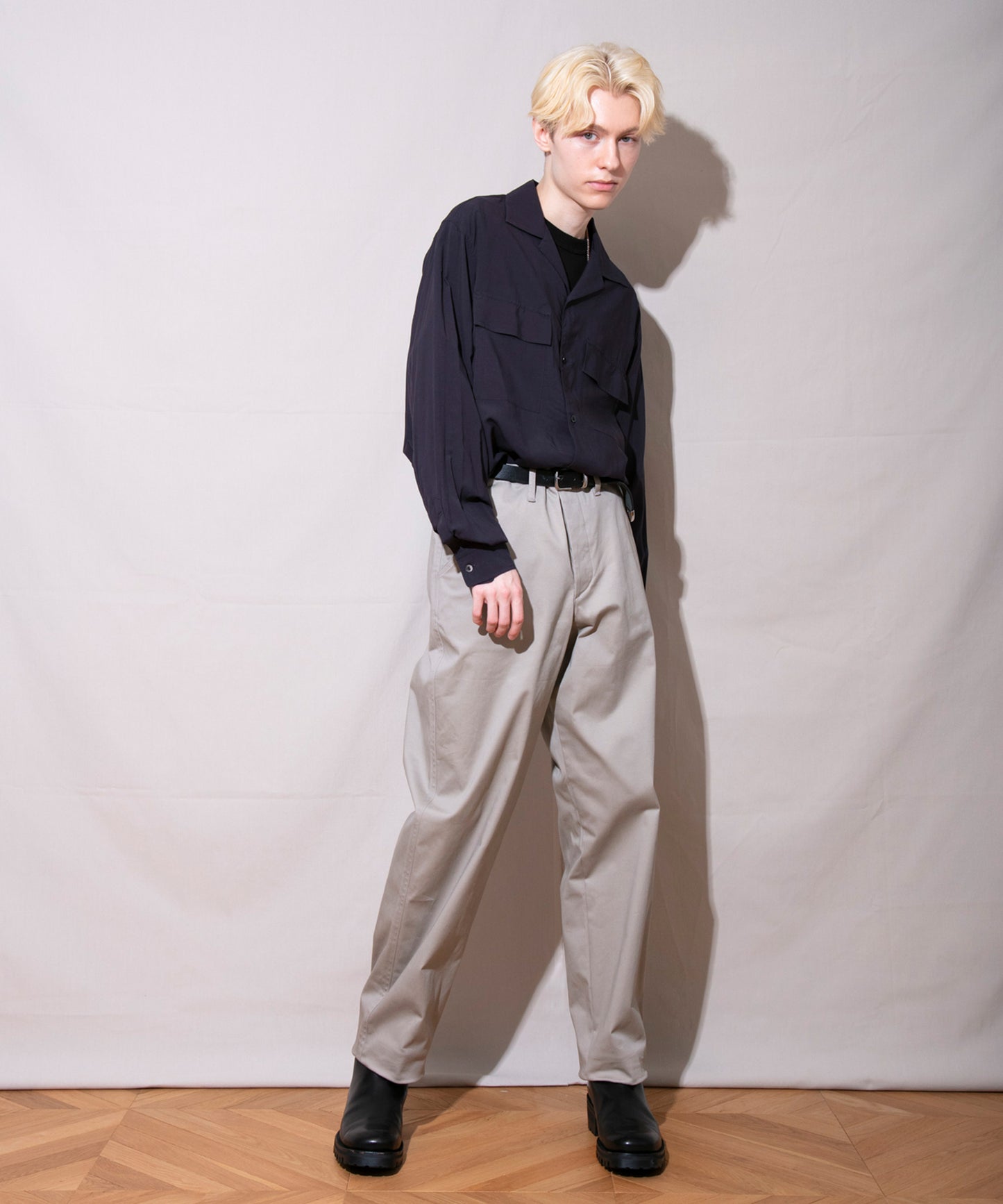 Poplin Square Hem Shirt