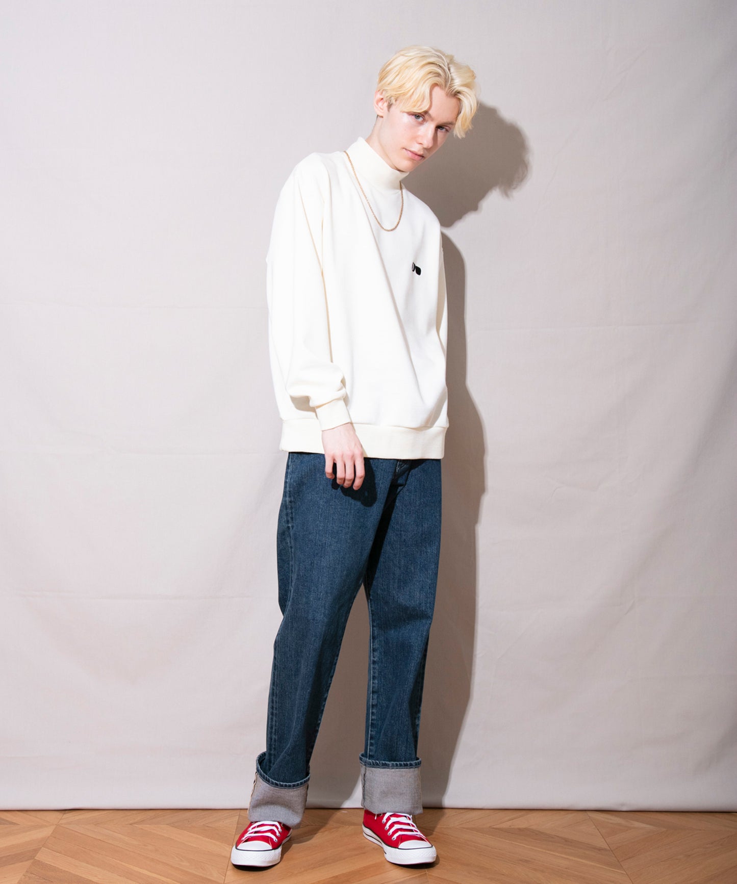 AW Punch Mock Neck L/S