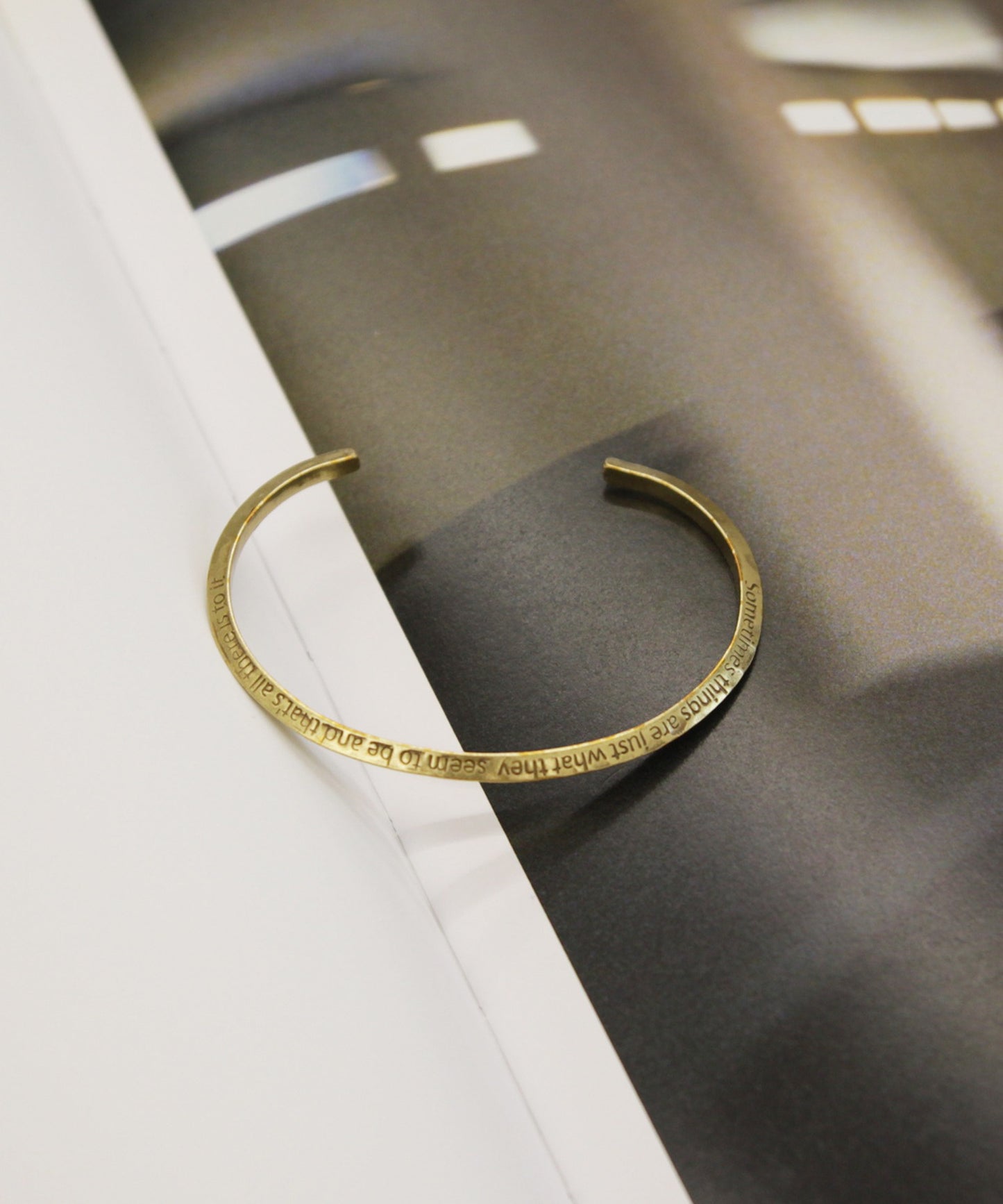 Triangle Brass Bangle