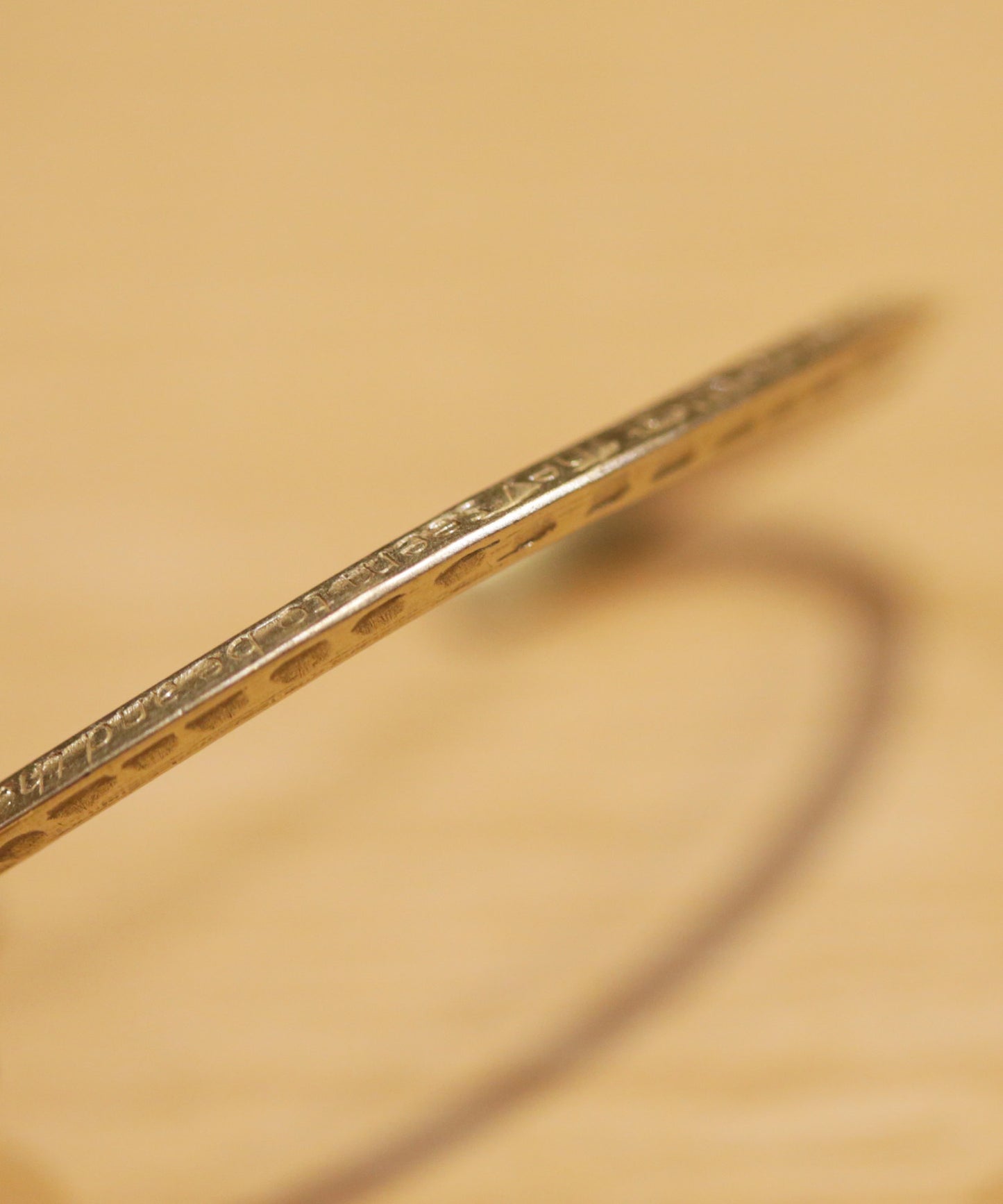 Triangle Brass Bangle