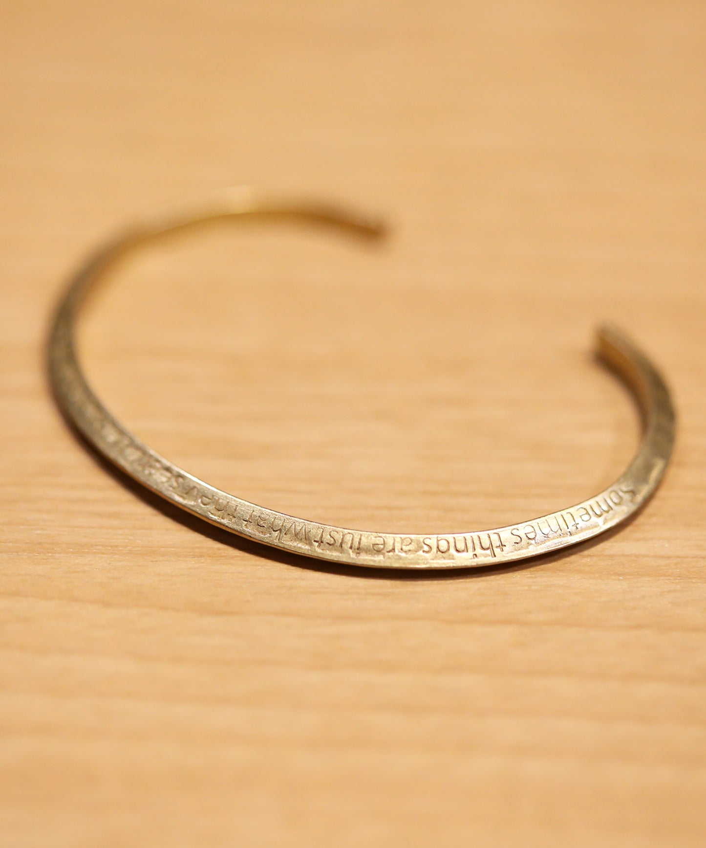 Triangle Brass Bangle