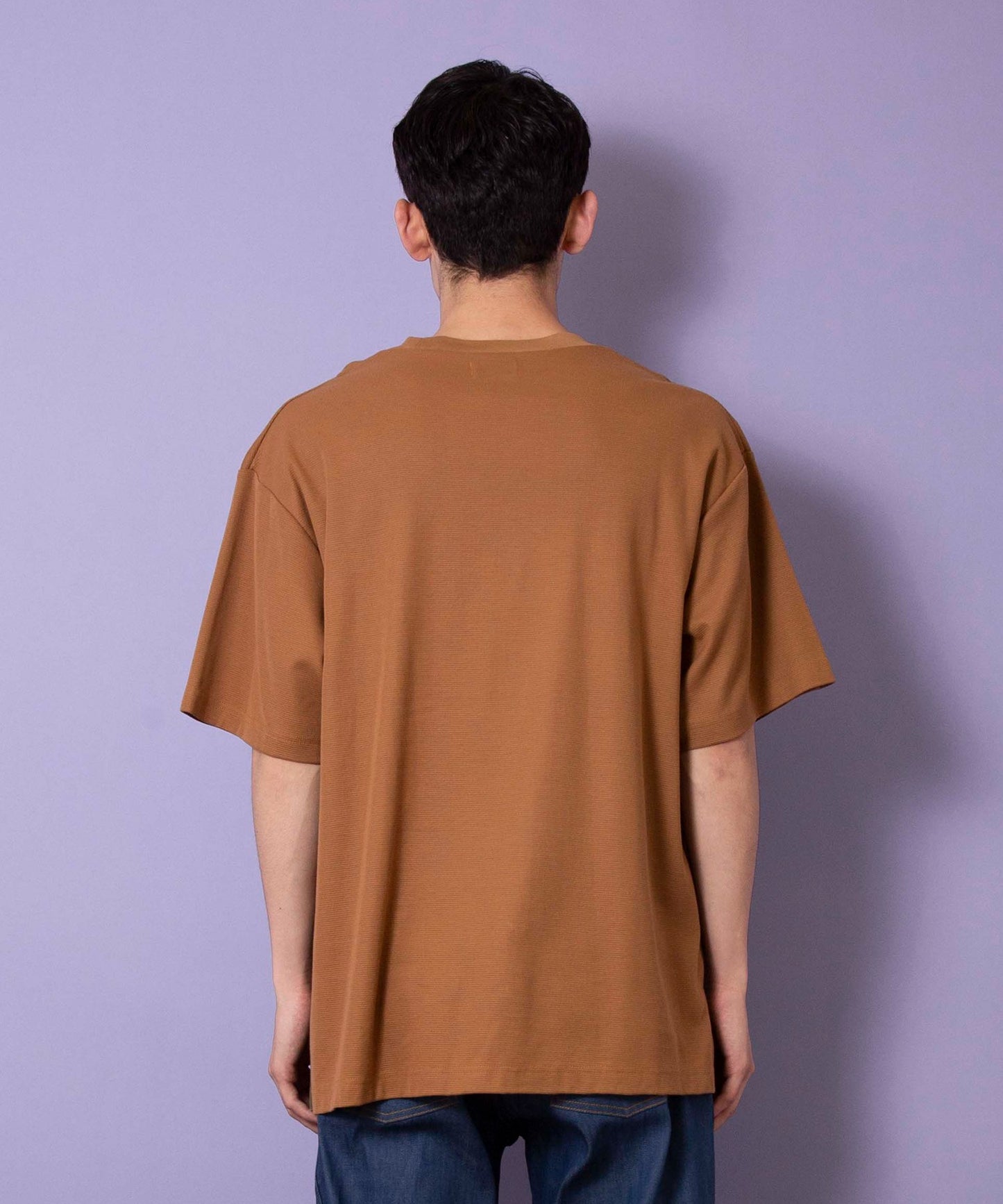 Comfort Surf Knit Panel Wide T-Shirt