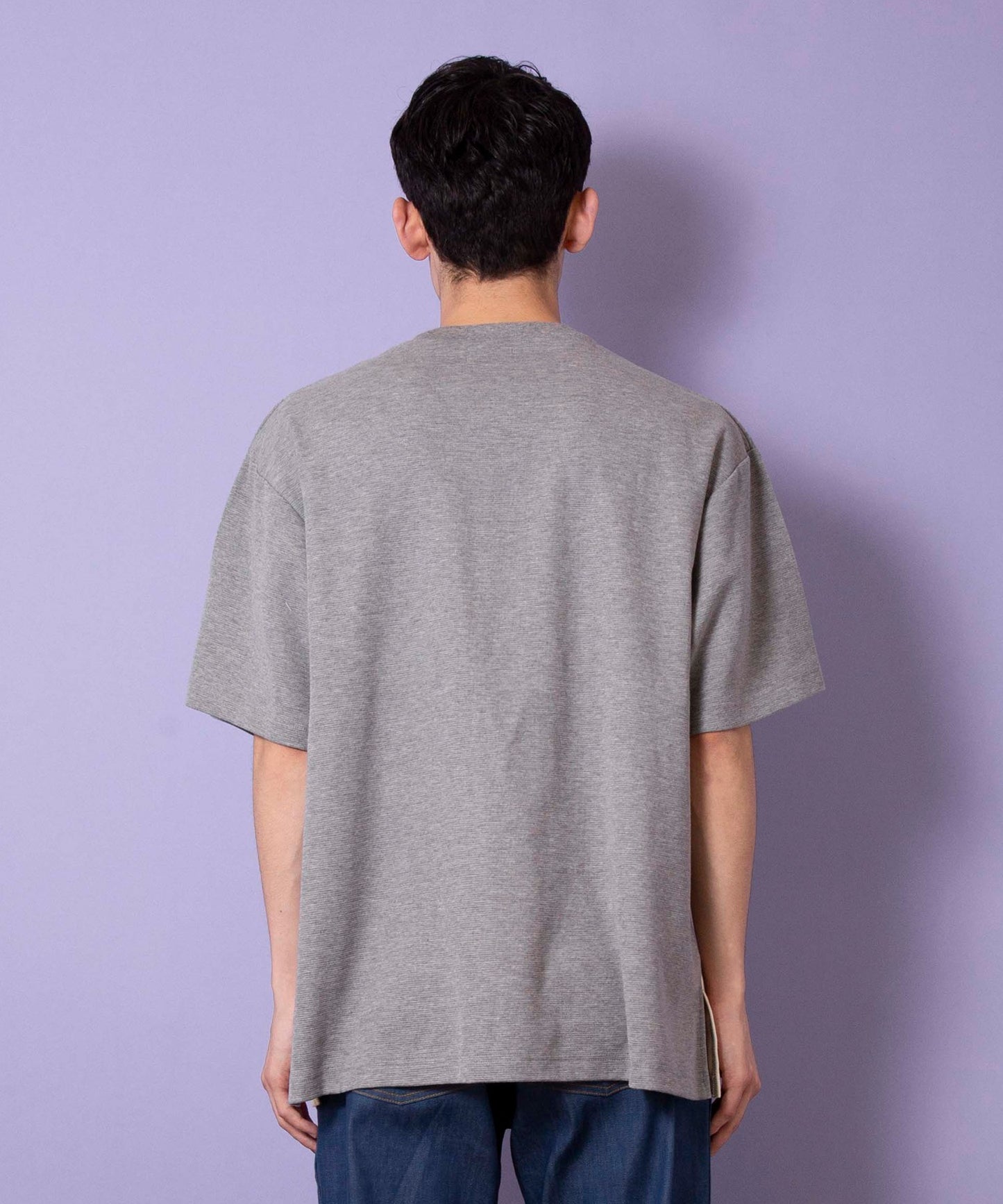 Comfort Surf Knit Panel Wide T-Shirt