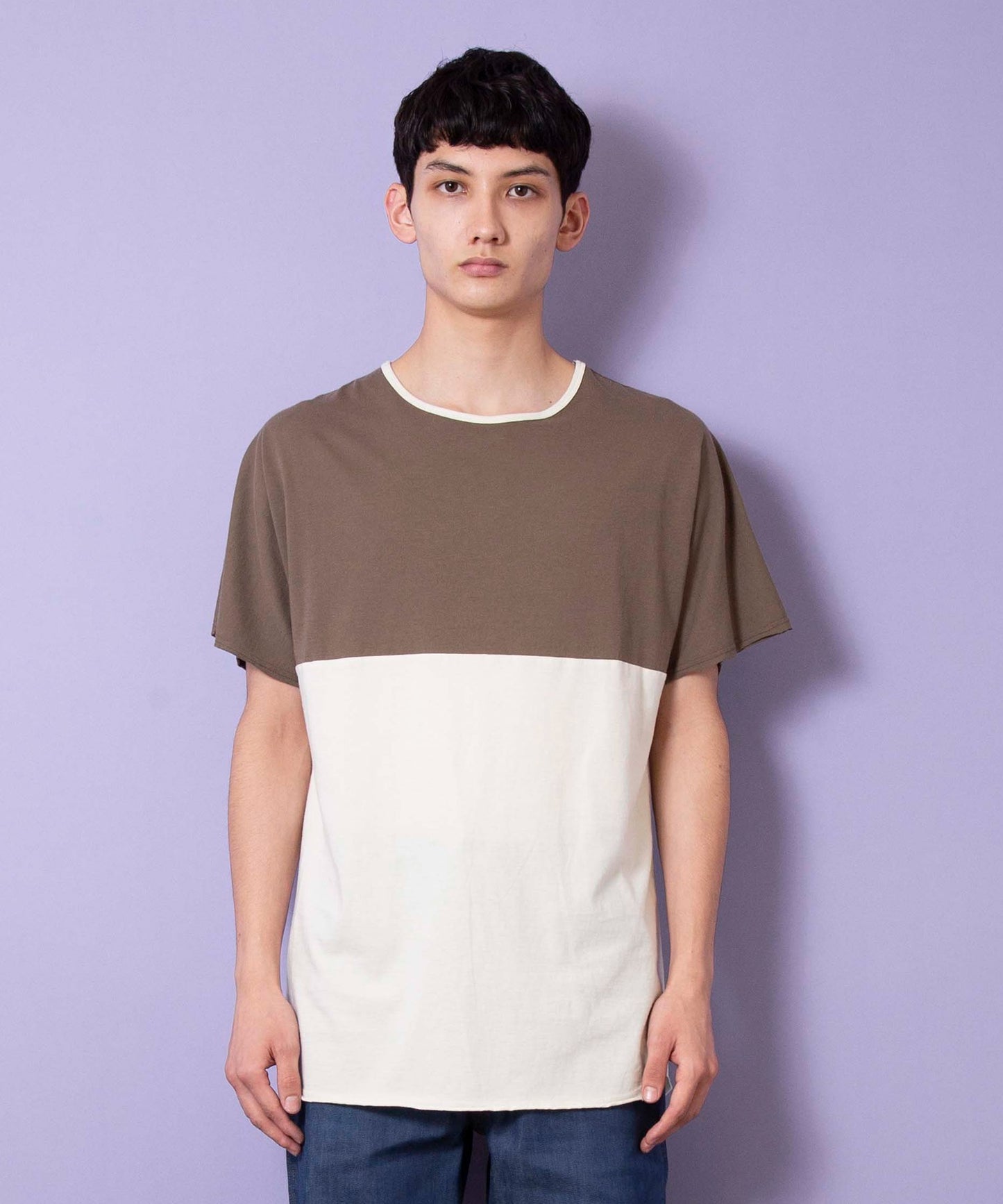 Panel trim t-shirt