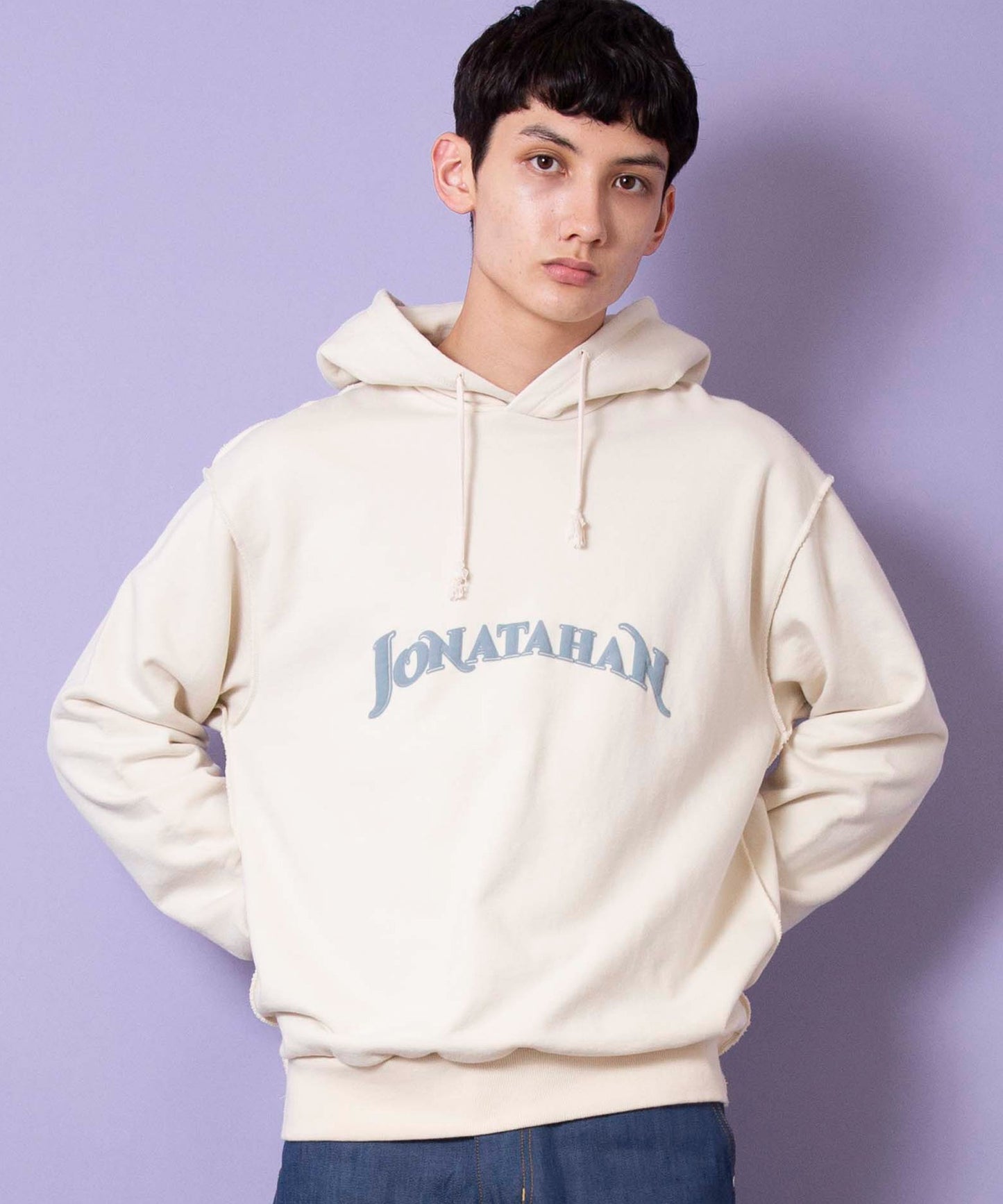 Forming print sweatshirt hoodie