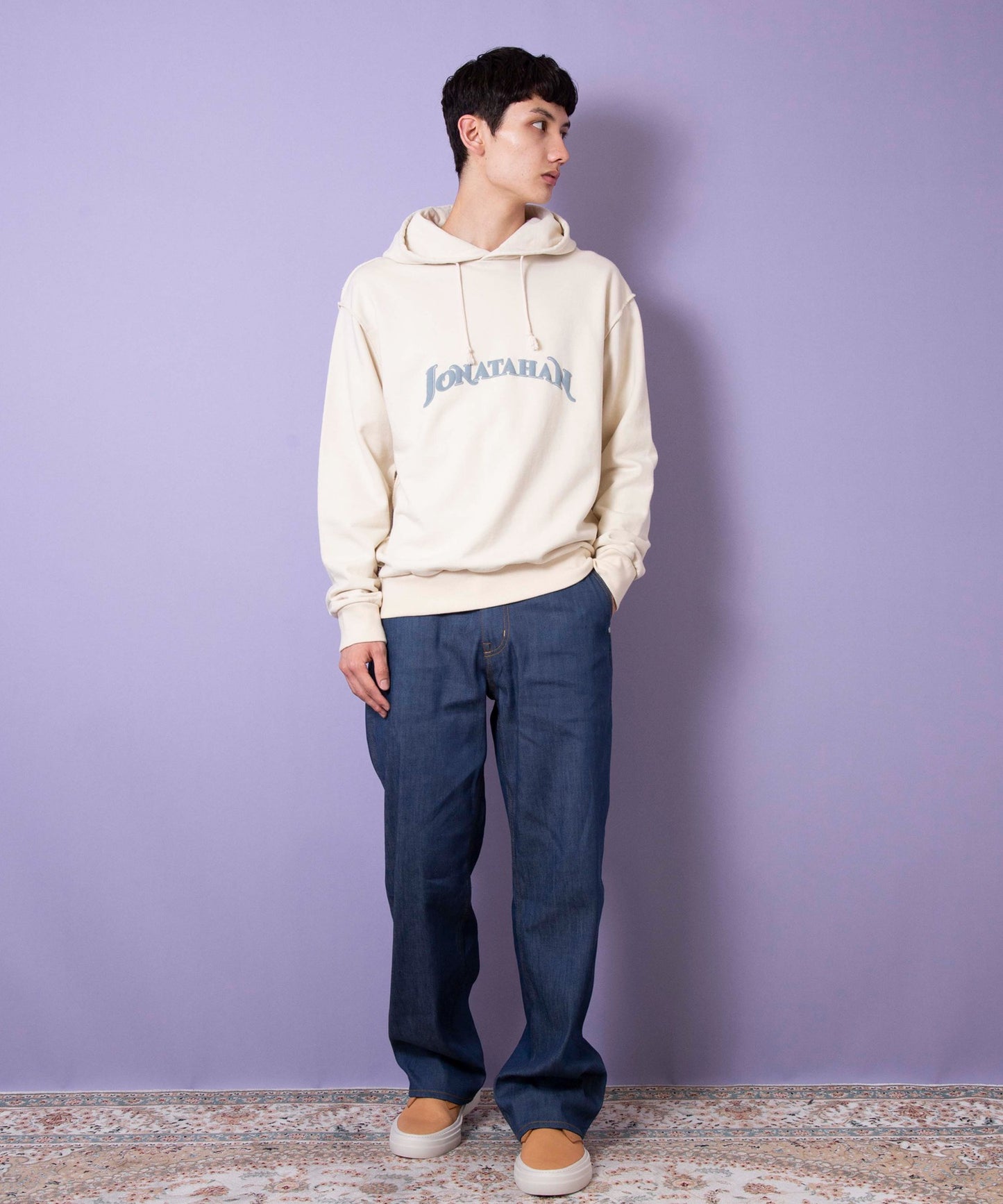 Forming print sweatshirt hoodie