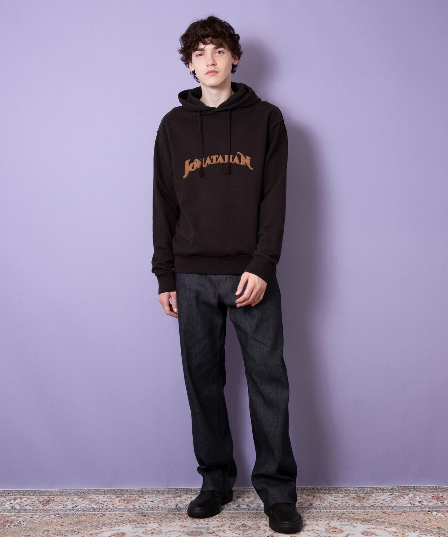 Forming print sweatshirt hoodie