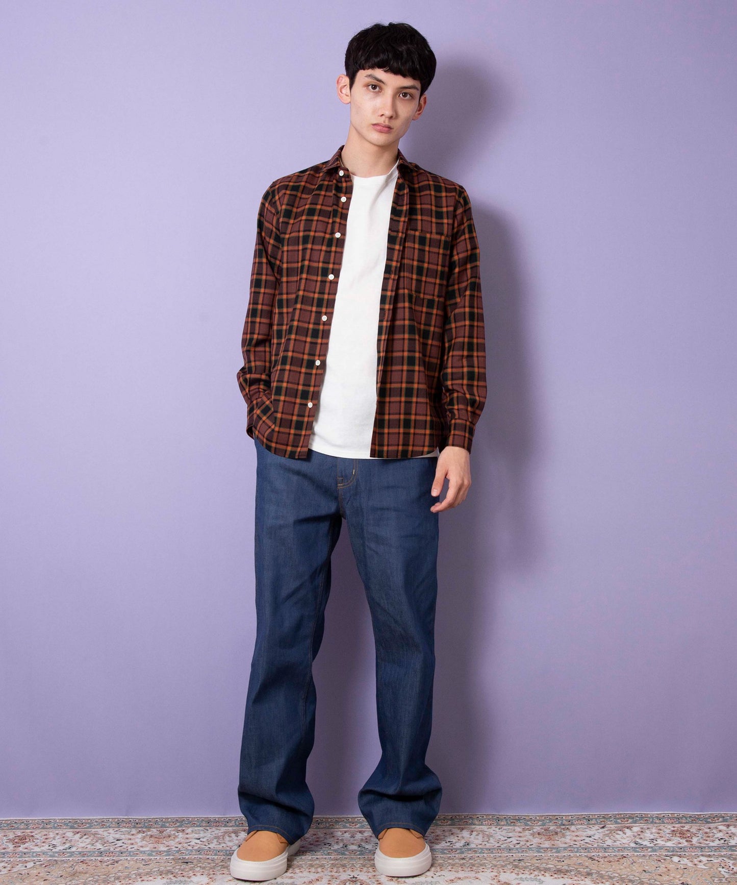 T/W Check Regular Shirt