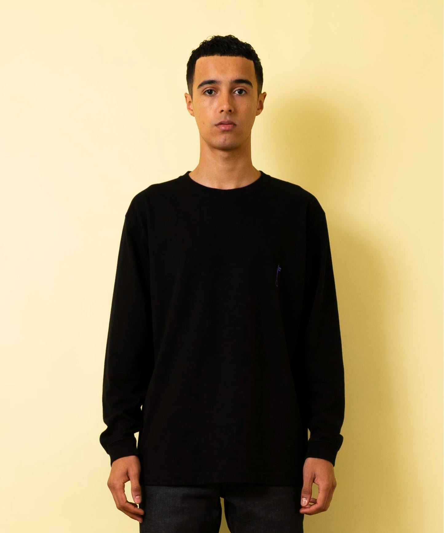 Heavy weight print T L/S DOOR