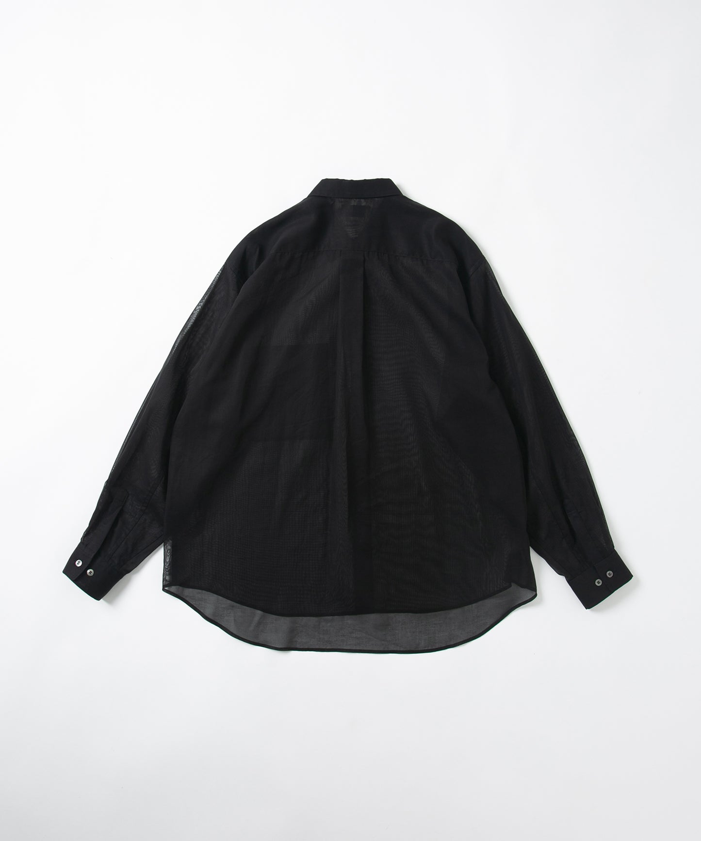 Organdy Round Hem Shirt