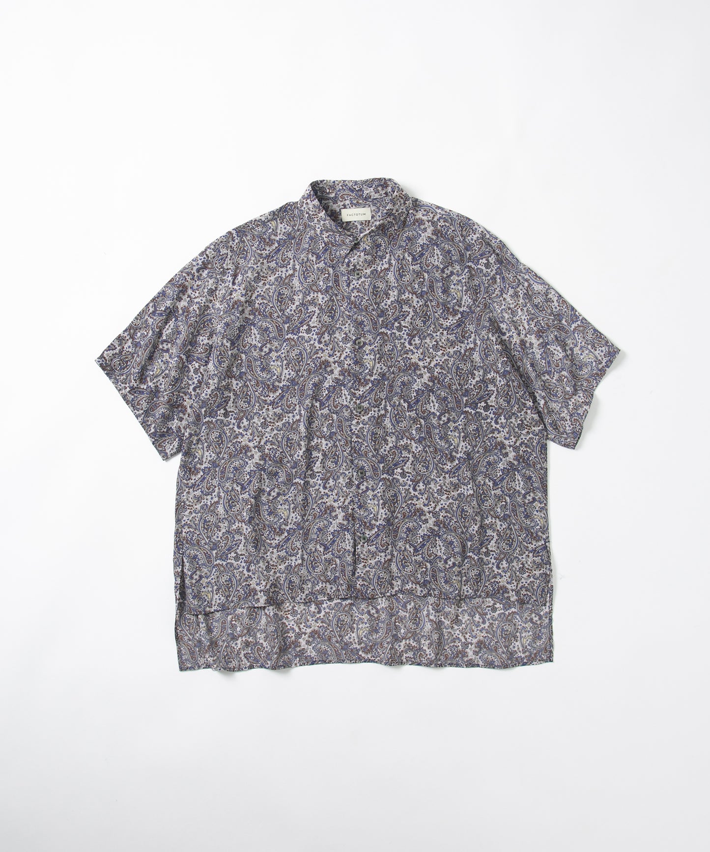 Paisley Printed Short Sleeve Shirt