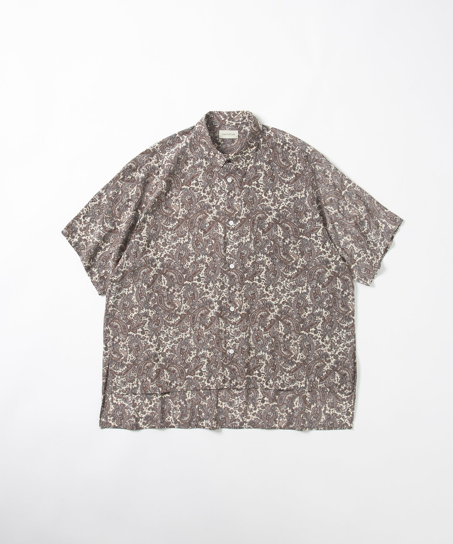 Paisley Printed Short Sleeve Shirt
