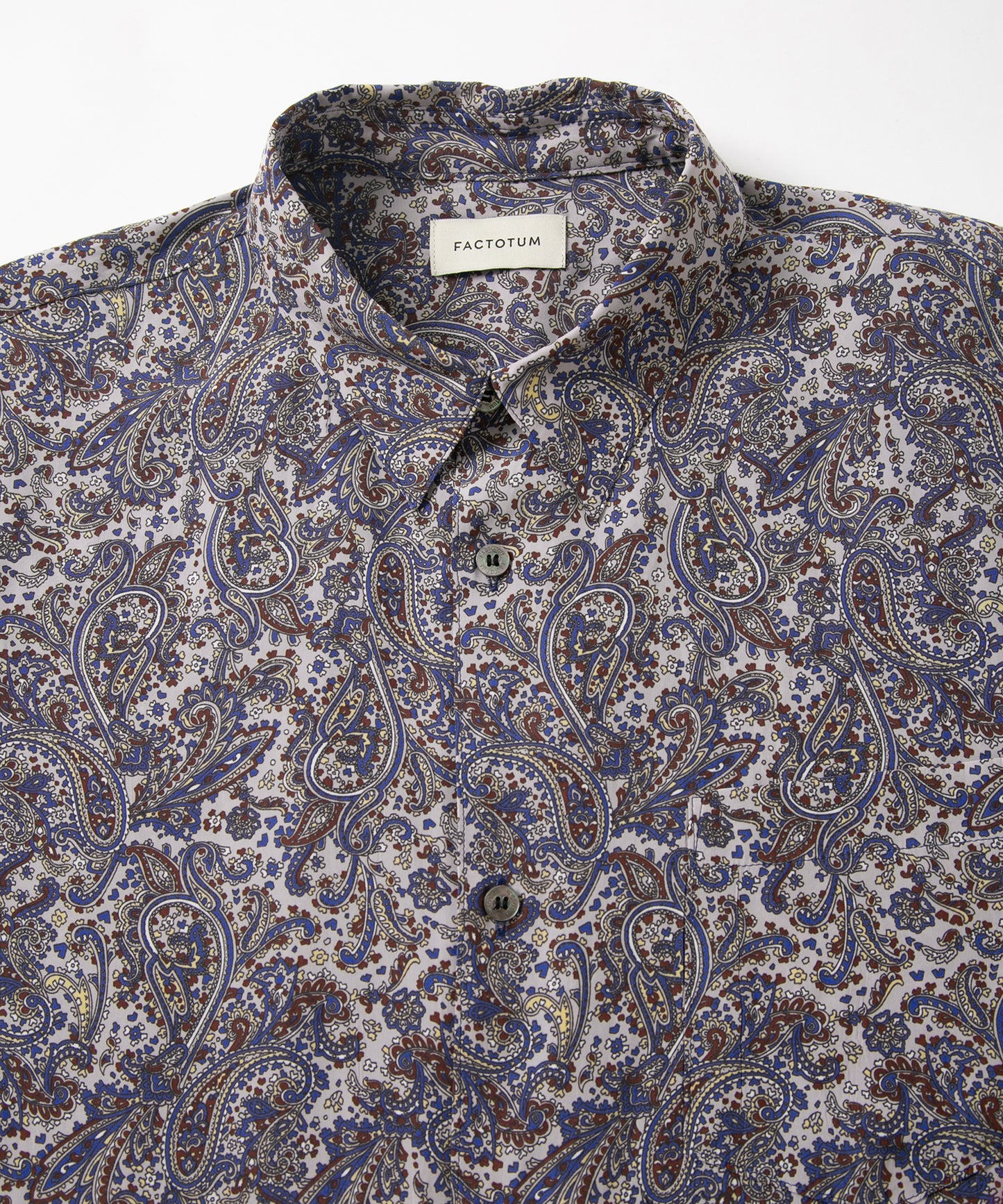 Paisley Printed Short Sleeve Shirt