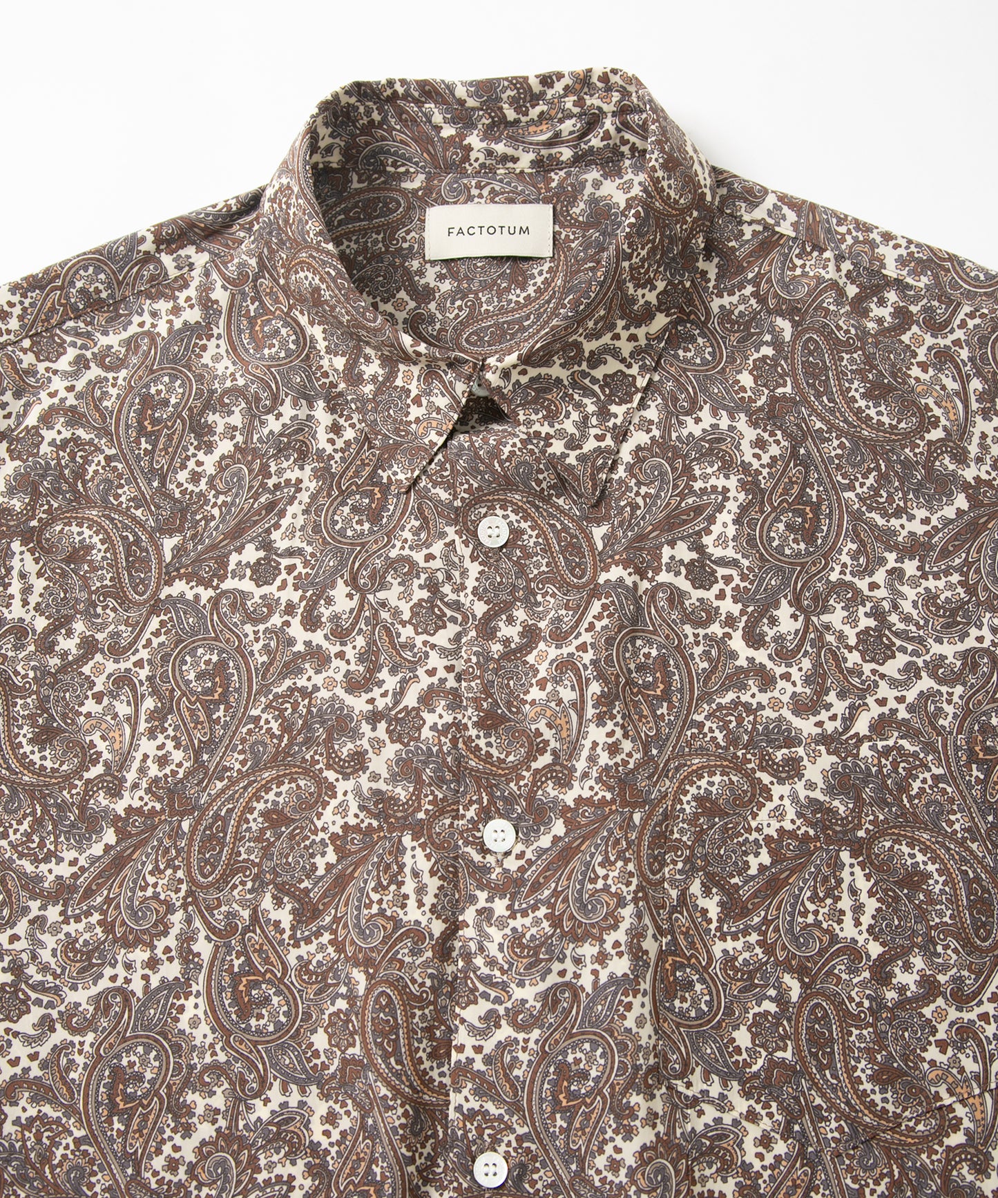 Paisley Printed Short Sleeve Shirt