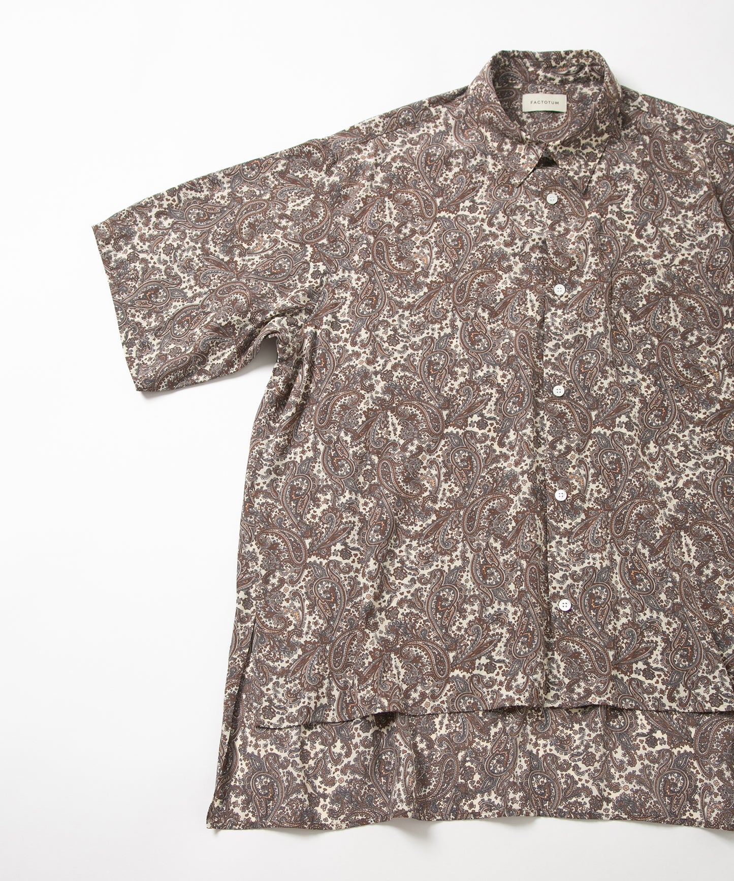 Paisley Printed Short Sleeve Shirt