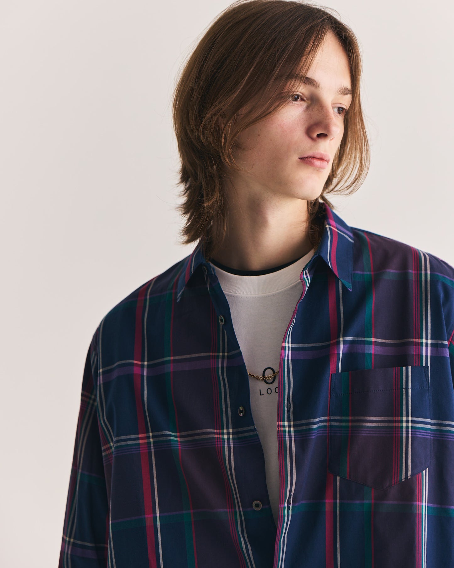 Printed JAQ Square Hem Shirt