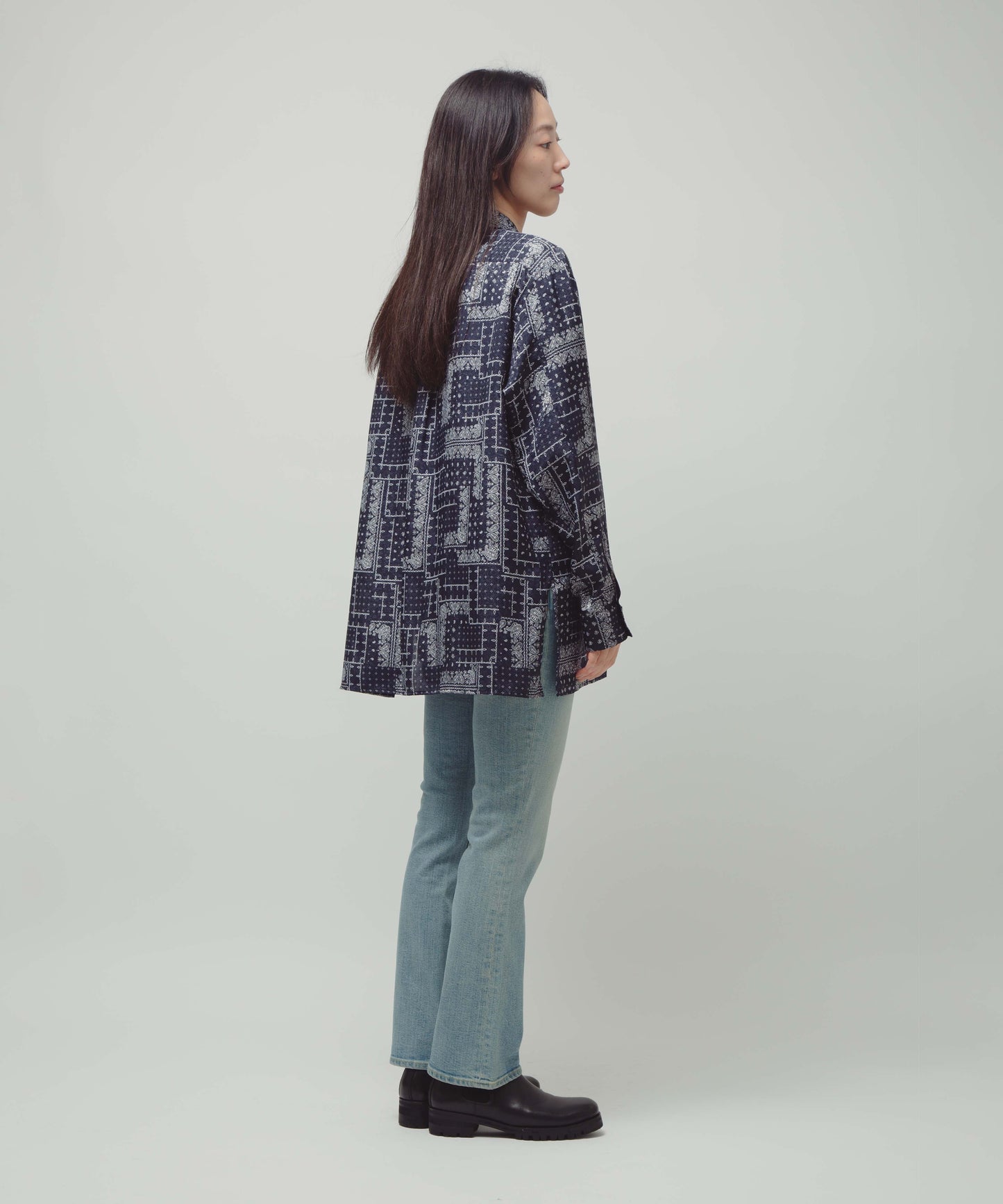 Printed JAQ Square Hem Shirt