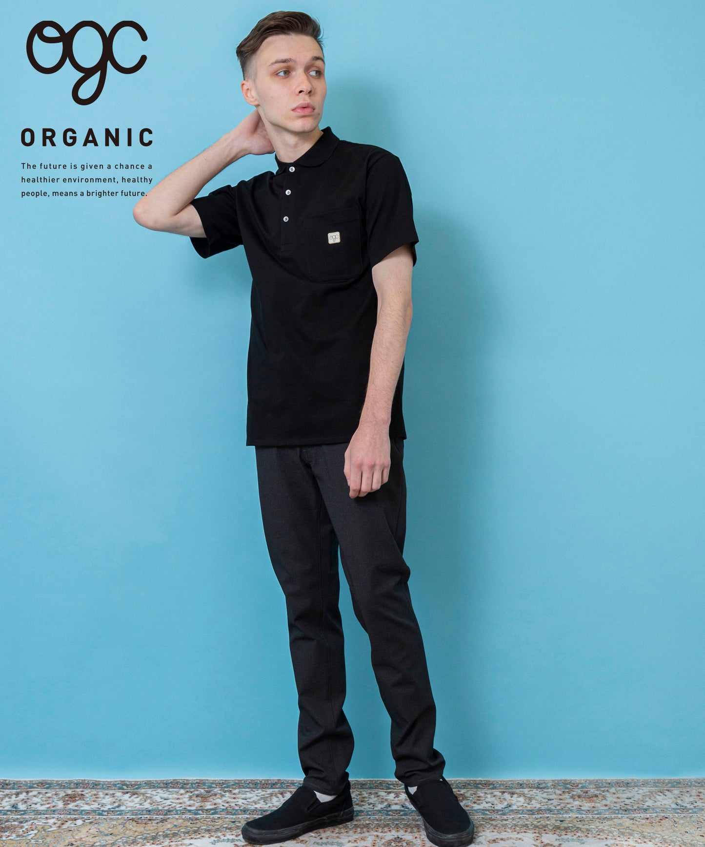 O/C twist Jersey S/S -POLO