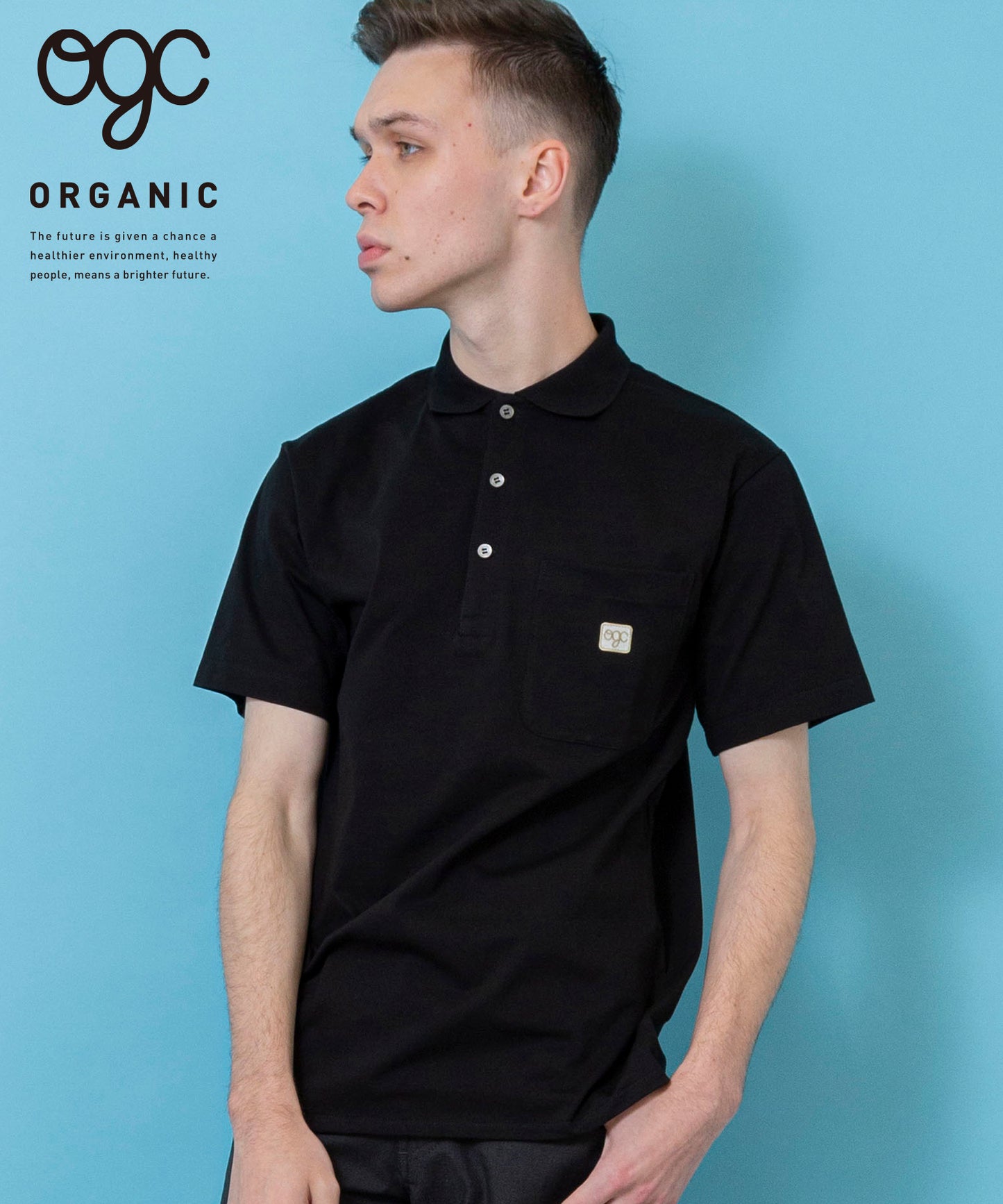 O/C twist Jersey S/S -POLO