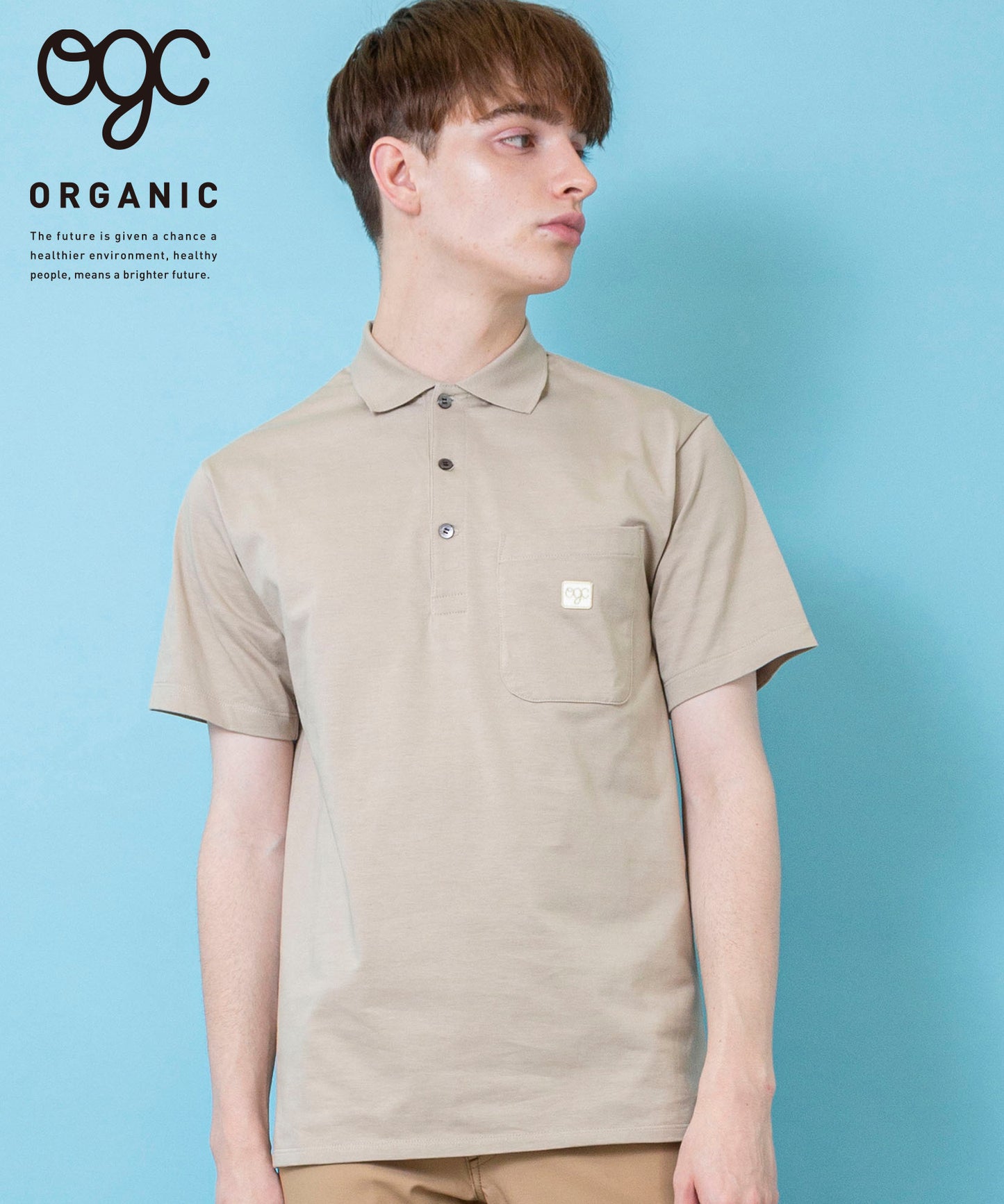 O/C twist Jersey S/S -POLO