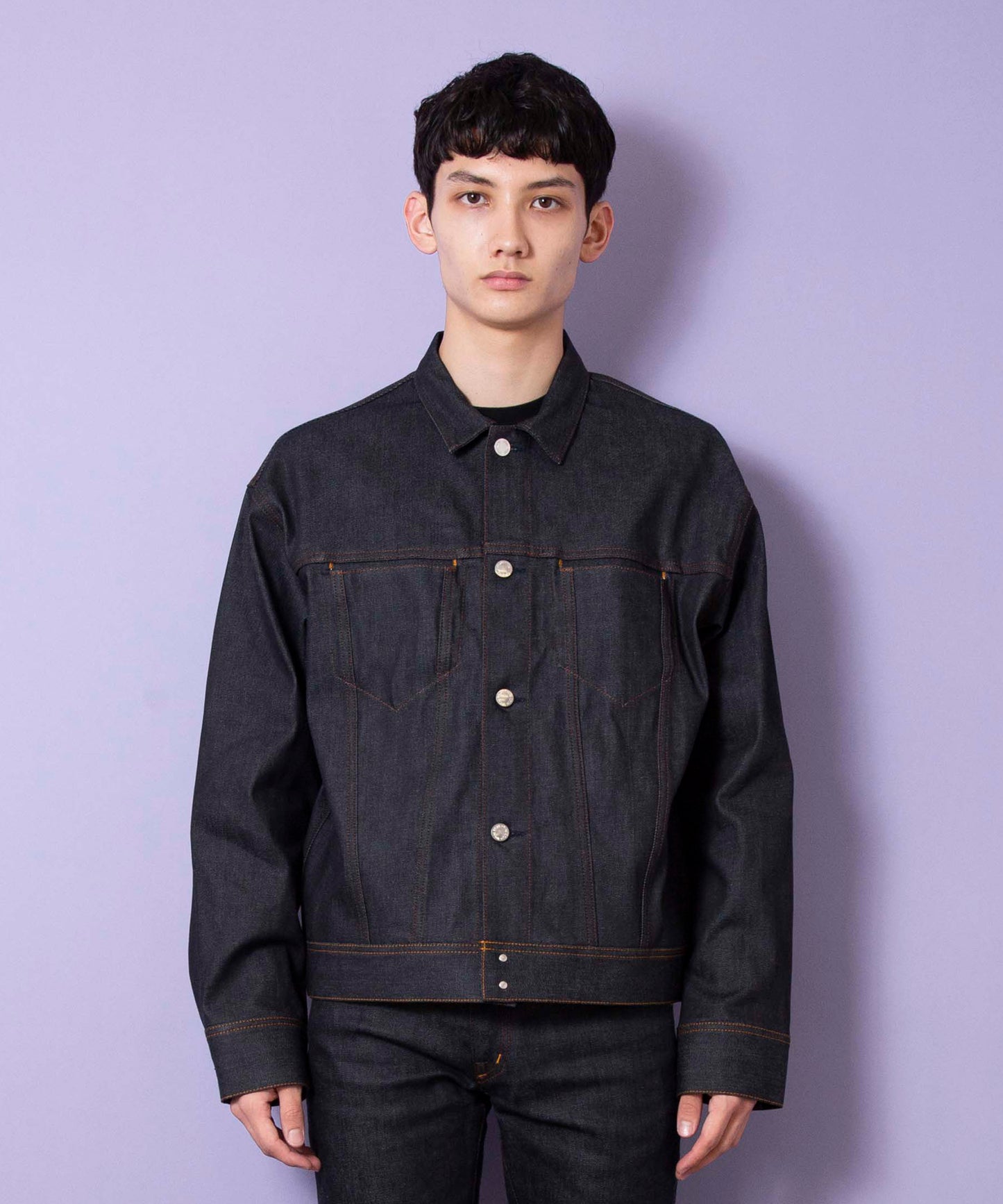 Rigid Denim Wide 3rd Type Jacket